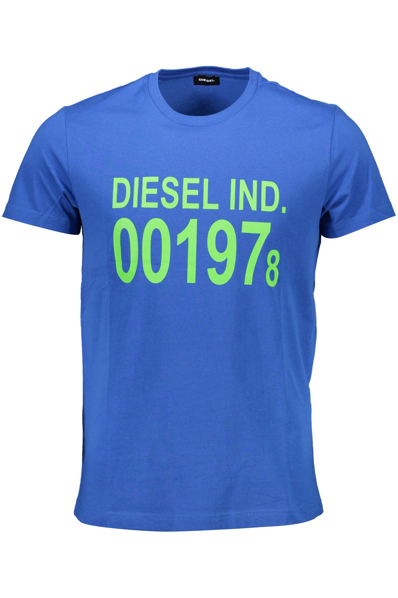 Diesel T-Shirt Stylisches Herren Kurzarm-T-Shirt in Blau mit Print günstig online kaufen