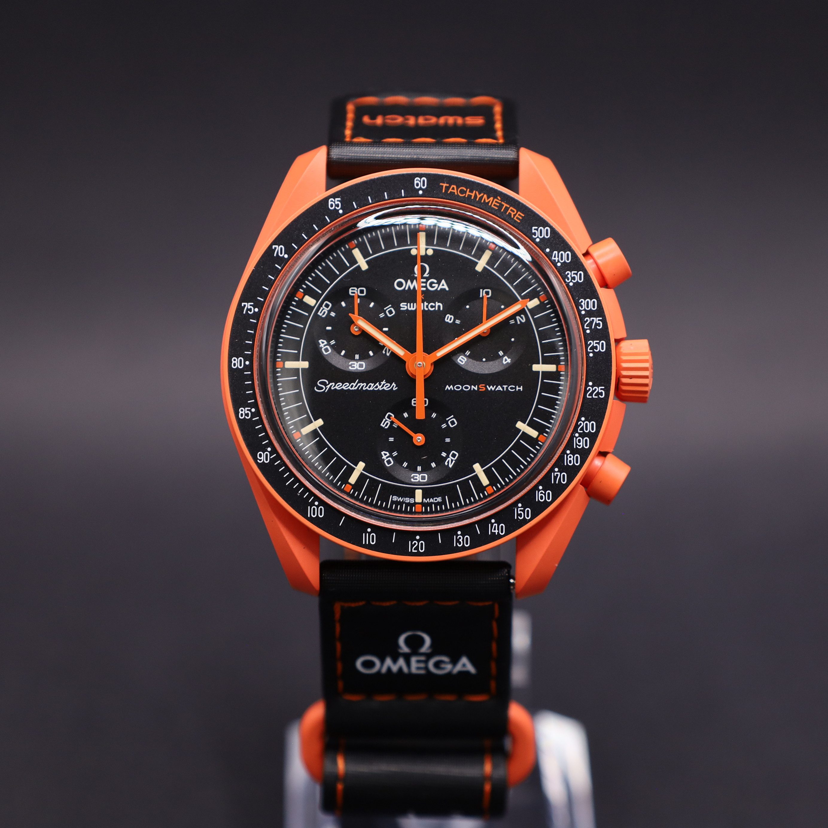 Swatch Chronograph Swatch Omega Bioceramic Moonswatch Mission on Earth - LAVA