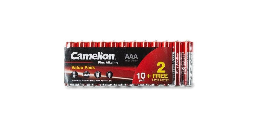 Camelion ALKALI-MANGAN AAA VORTEILSPACK (10 + 2 St) / LR03 1.5 V - 1200 mAh Batterie