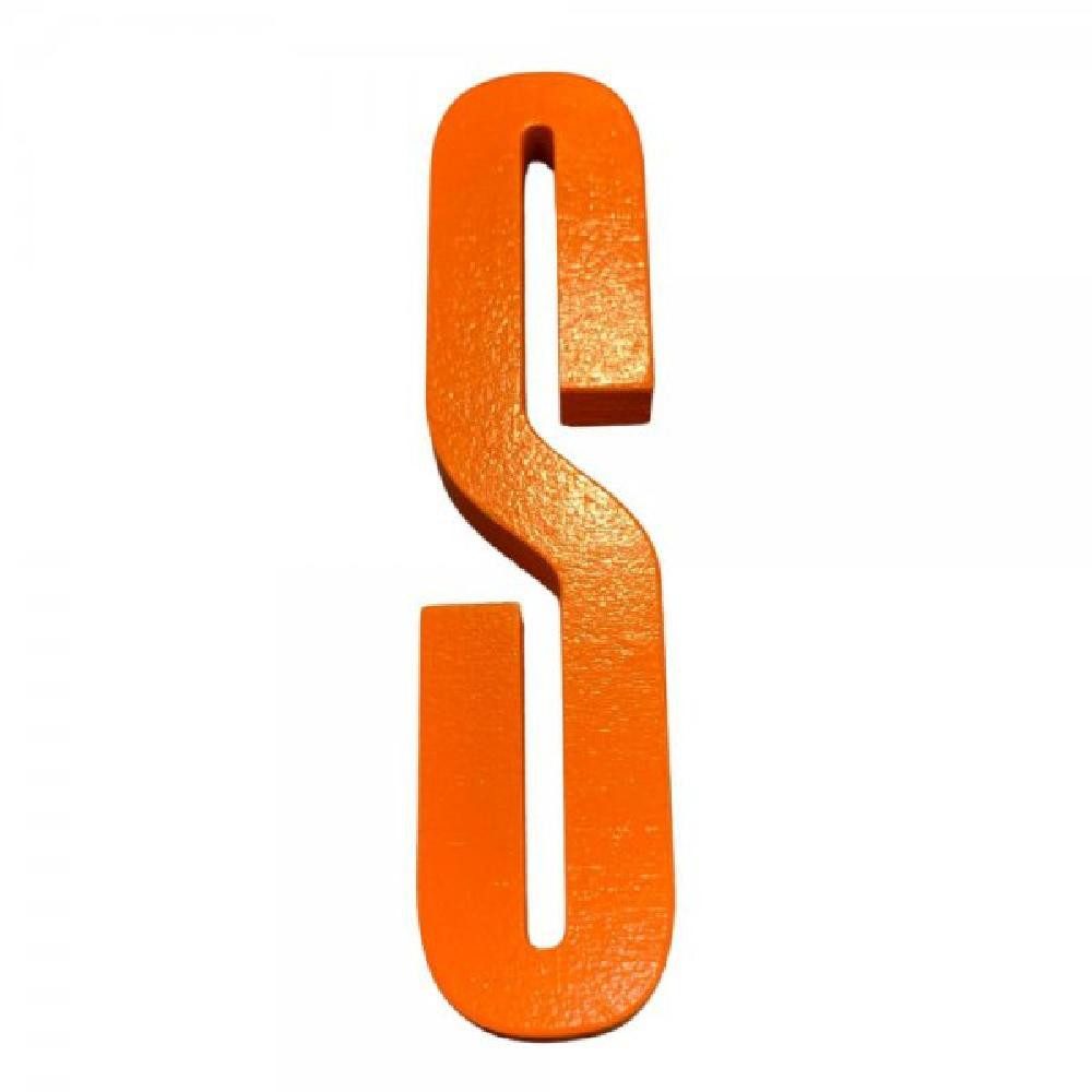 Design Letters Spiel Holzbuchstabe S Orange (12cm)