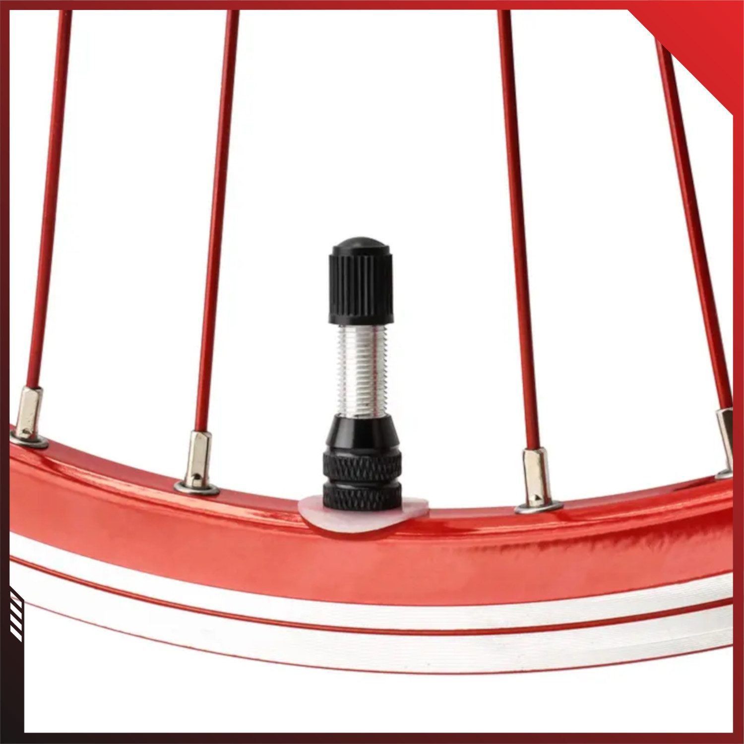 Pitlane Performance Ventilkappe Fahrrad Ventilkappen 10er-Set Robuste Ventil Kappen, (10-St., für Rennrad, E-Bike, City- & Trekkingrad), Dunlop- & Presta-Ventil – Bild 3 von 5