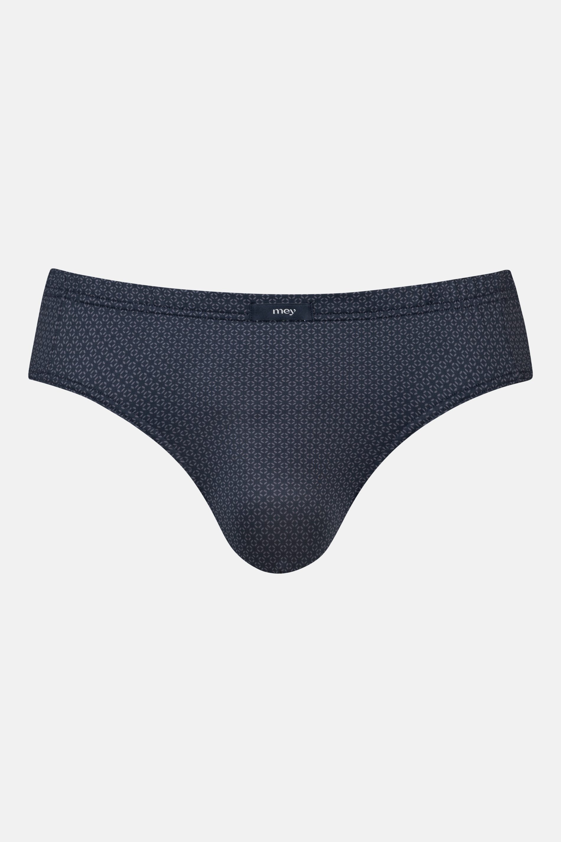 Mey Jazz-Pants Slips Mey Herren Slip Serie Greymouth Minimal-Print (1-St., 1er-Pack) Klassischer Slip, Gemustert, Atmungsaktiv, Baumwoll-Mix