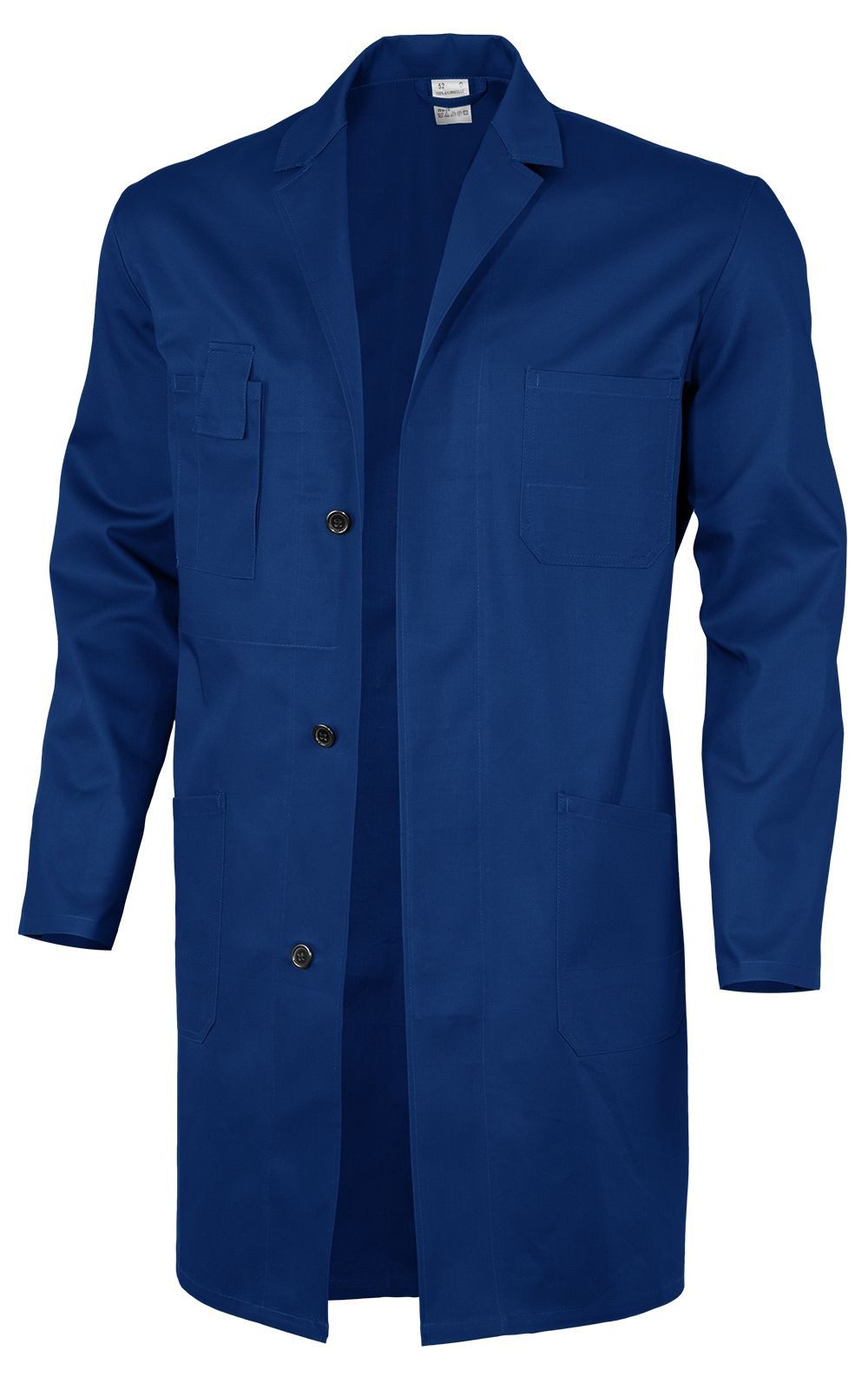 Qualitex Workwear Arbeitsjacke waschbarer basic Berufsmantel - BW 240 g - aus reiner Baumwolle (1-St) standard Laborkittel mit 5 Taschen - Strapazierfähig - Pflegeleicht