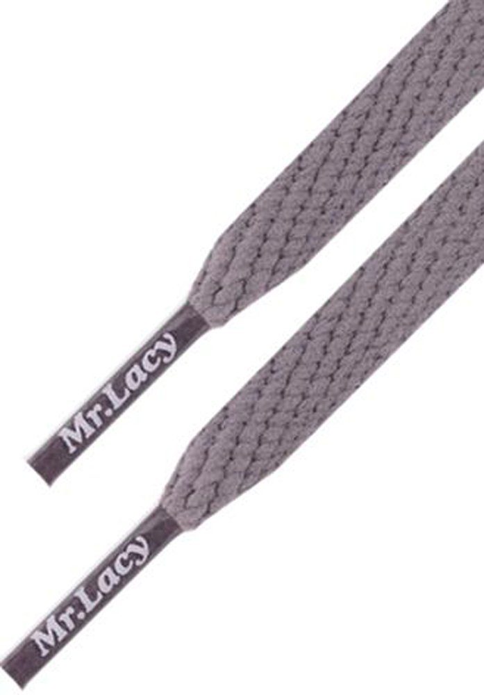 Mr. Lacy Schnürsenkel Sneaker Gray Laces Smallies 90 - Dark Flach cm 