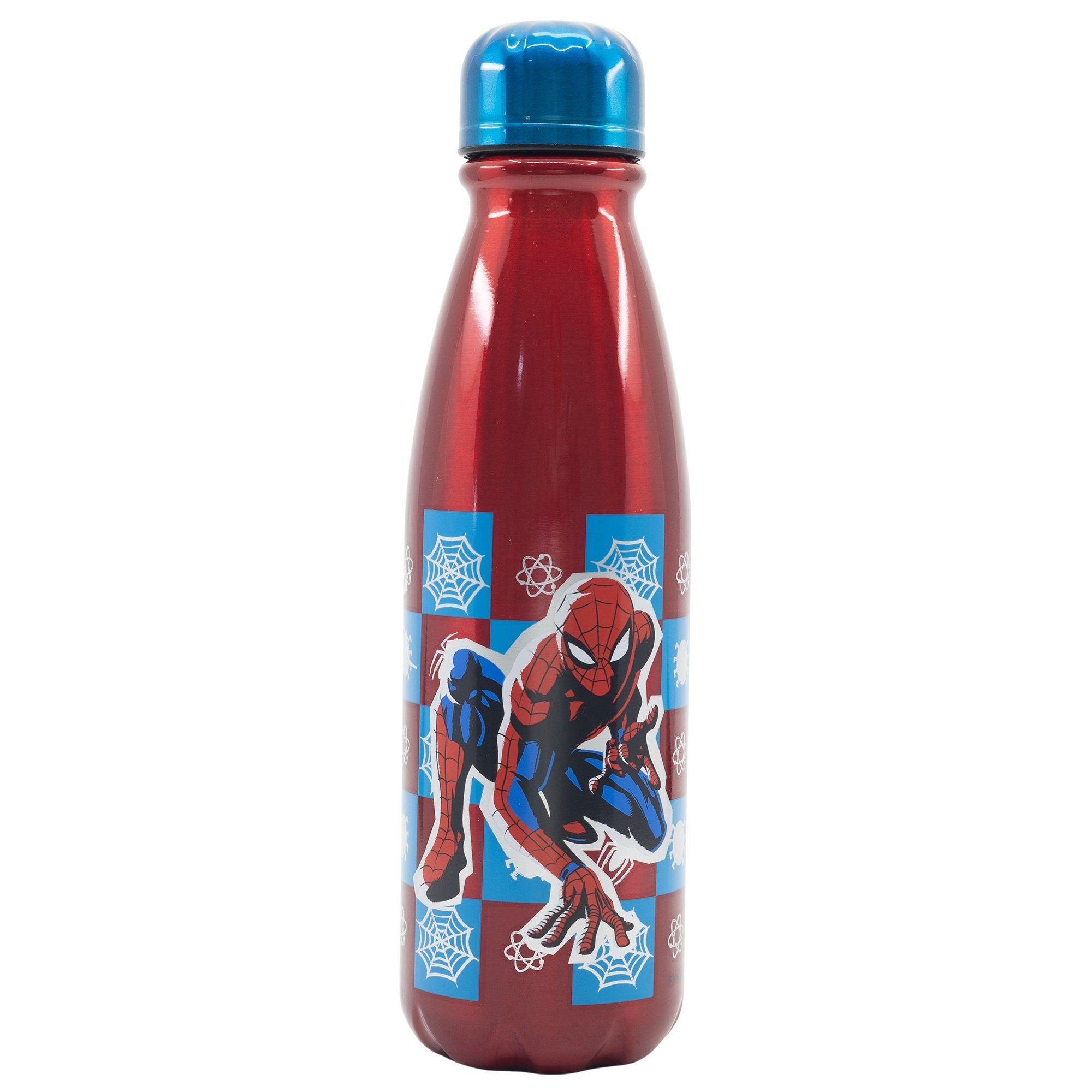 MARVEL Trinkflasche Sportflasche Wasserflasche Marvel ALU Spiderman 600 - ml