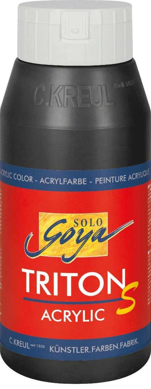 S Kreul schwarz Acrylic ml 750 Goya Kreul Triton Künstlerstift Solo