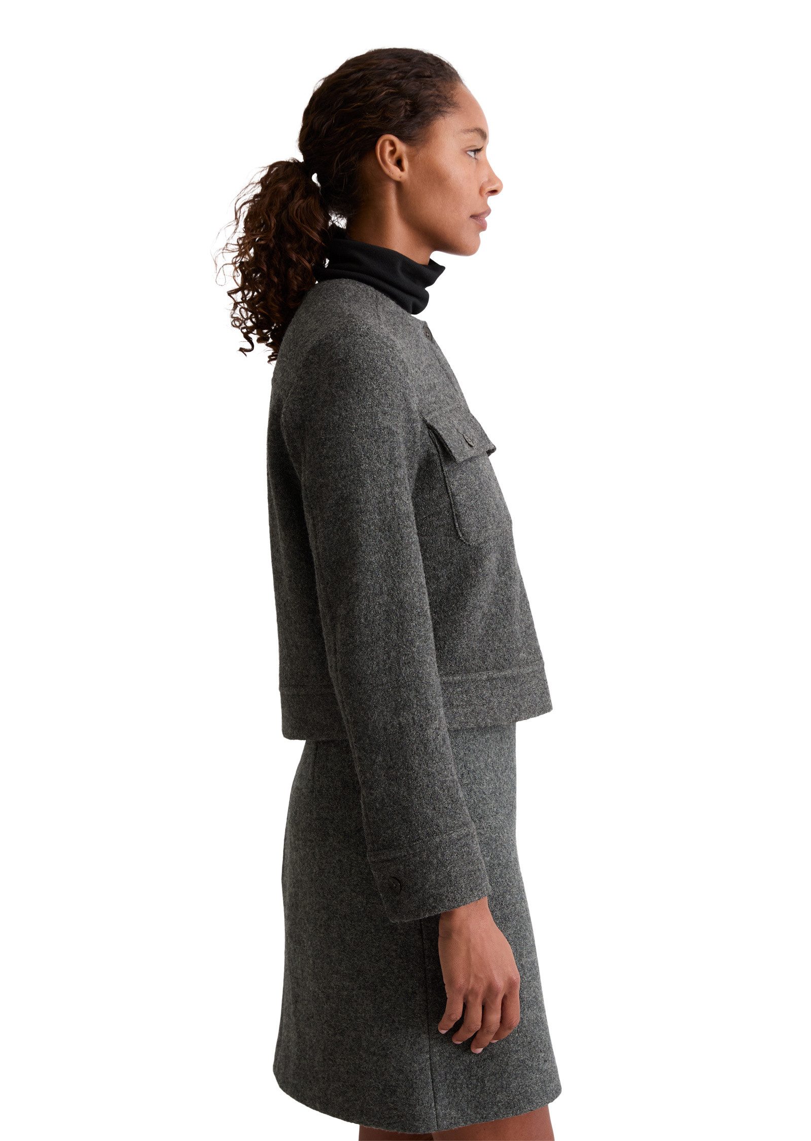 Marc O'Polo Kurzjacke aus Boiled Wool günstig online kaufen