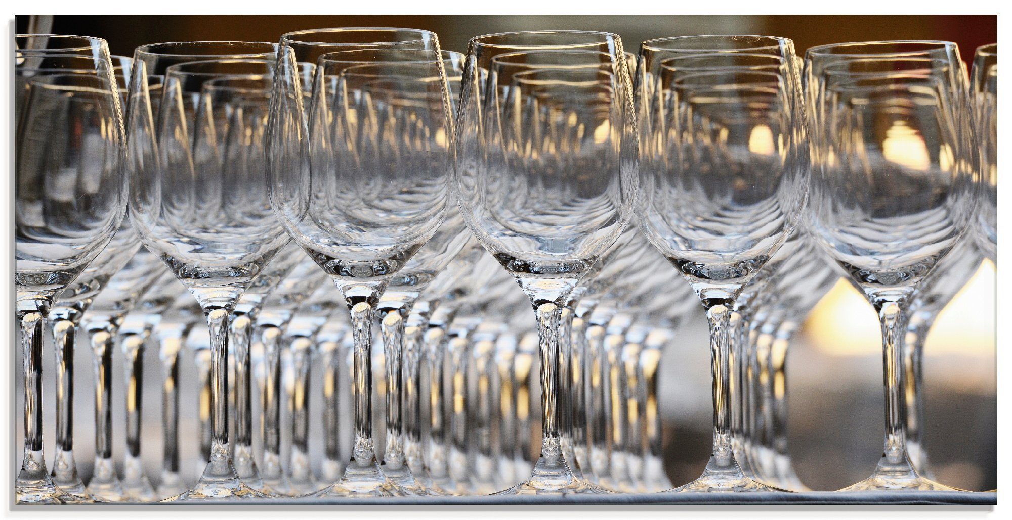 Artland Glasbild »Weingläser«, Geschirr & Besteck (1 Stück)-Otto