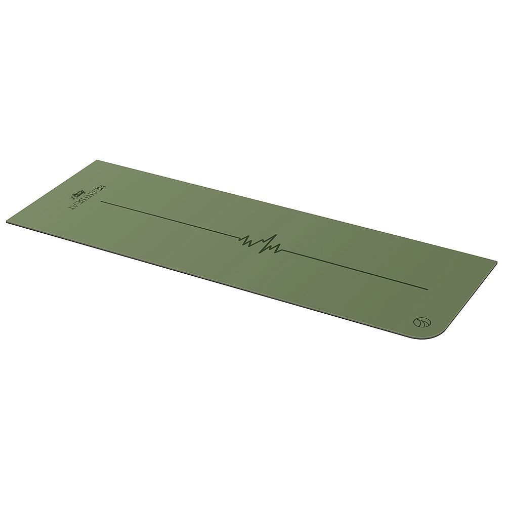 Airex Pilatesmatte Yoga-Matte Heartbeat, Weich, warm und bodenkälteisolierend