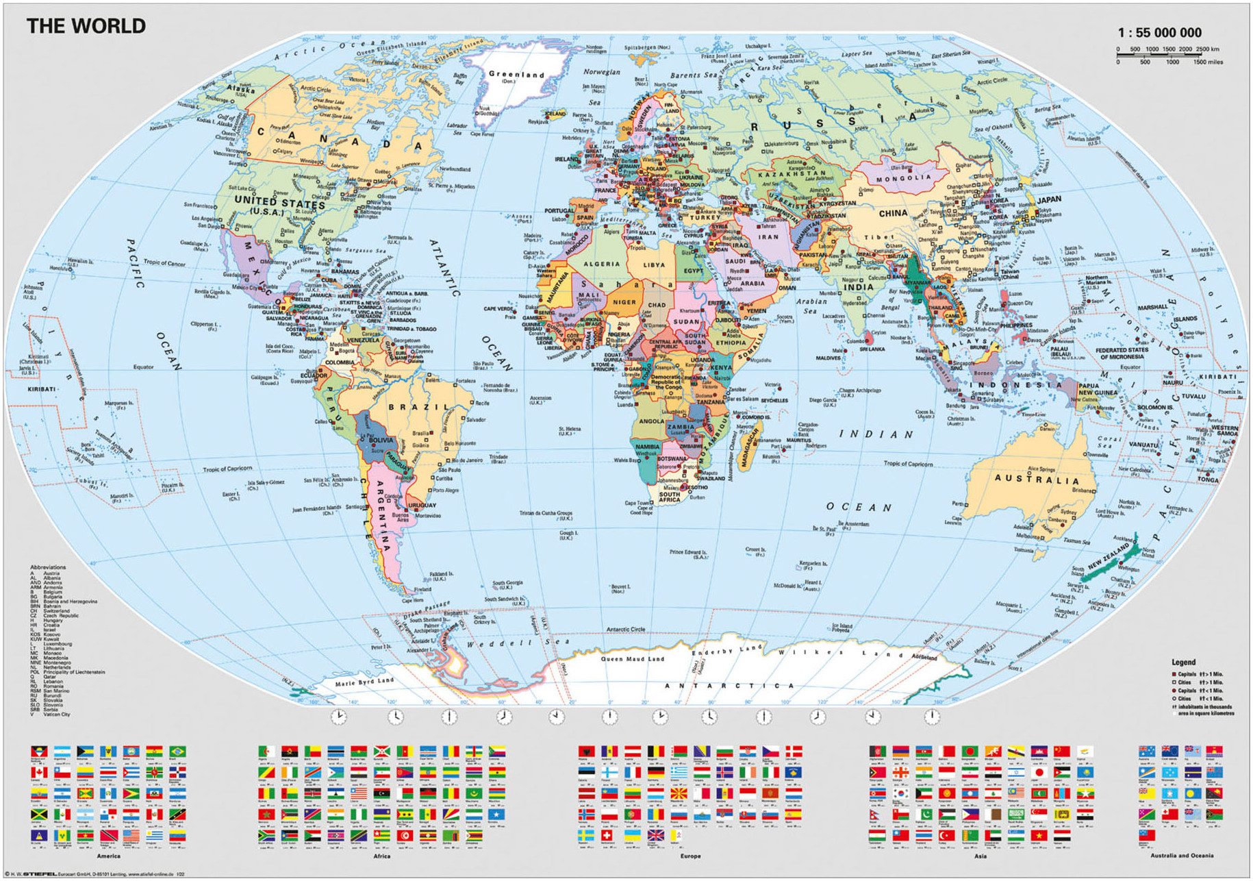 Ravensburger Puzzle Politische Weltkarte, 1000 Puzzleteile, Made in Germany günstig online kaufen
