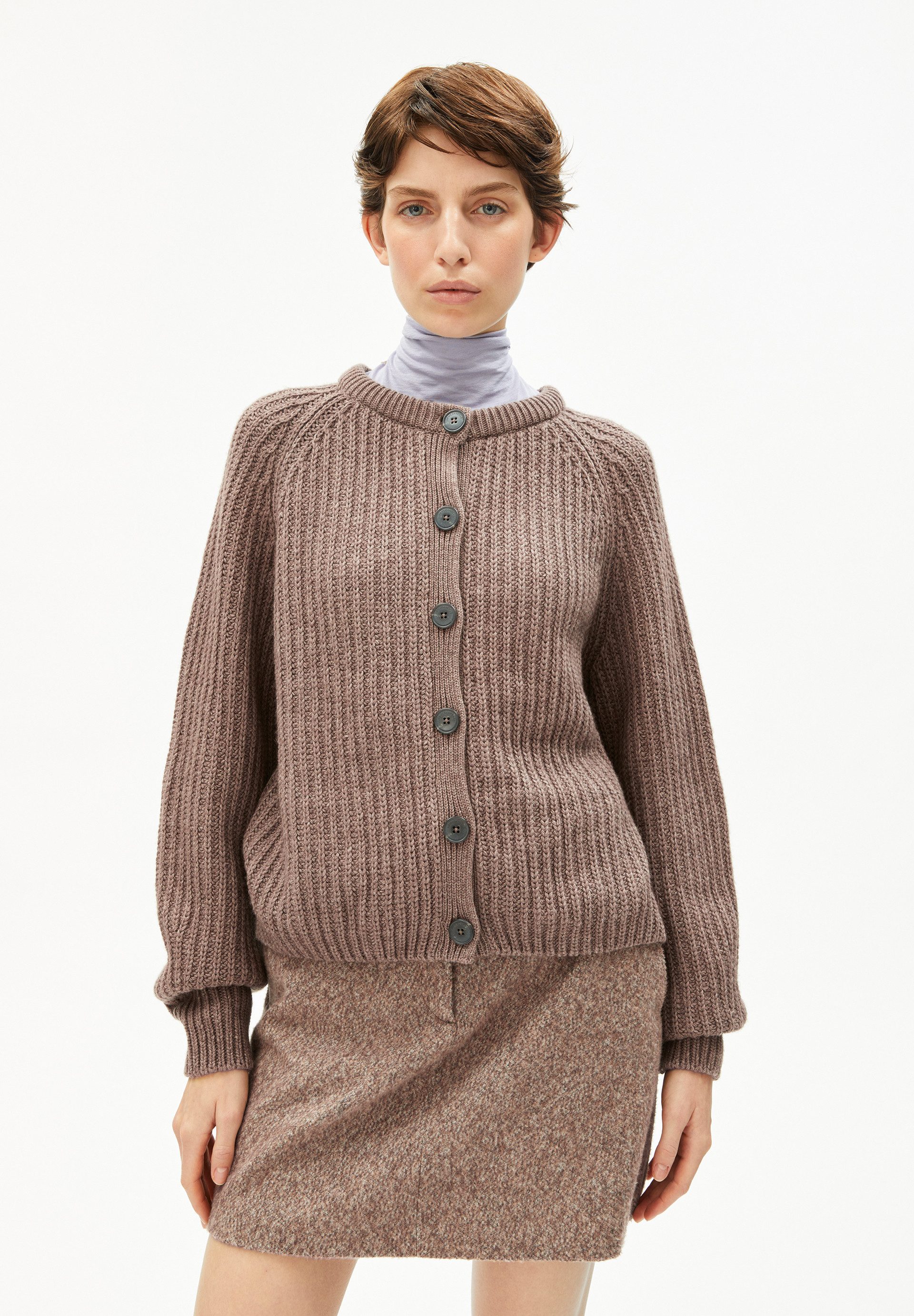 Armedangels Cardigan SELMAA Strickjacke aus Bio-Woll Mix (Loose Fit) günstig online kaufen