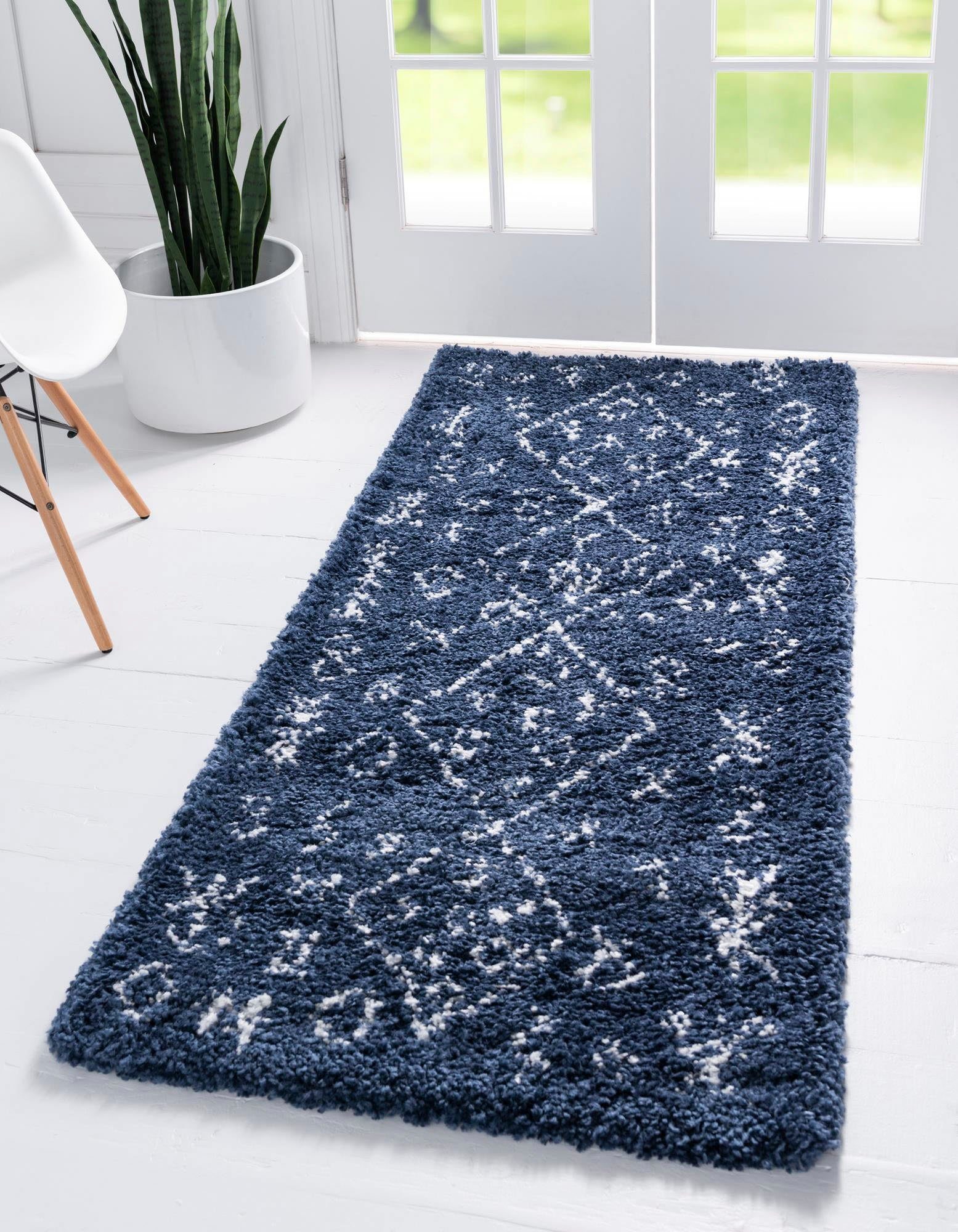 Myflair Möbel & Accessoires Hochflor-Läufer Temara Shag, LAGERRÄUMUNG!, rechteckig, Höhe: 51 mm, Teppich-Läufer, gewebt, Scandi Design, ideal im Flur & Schlafzimmer