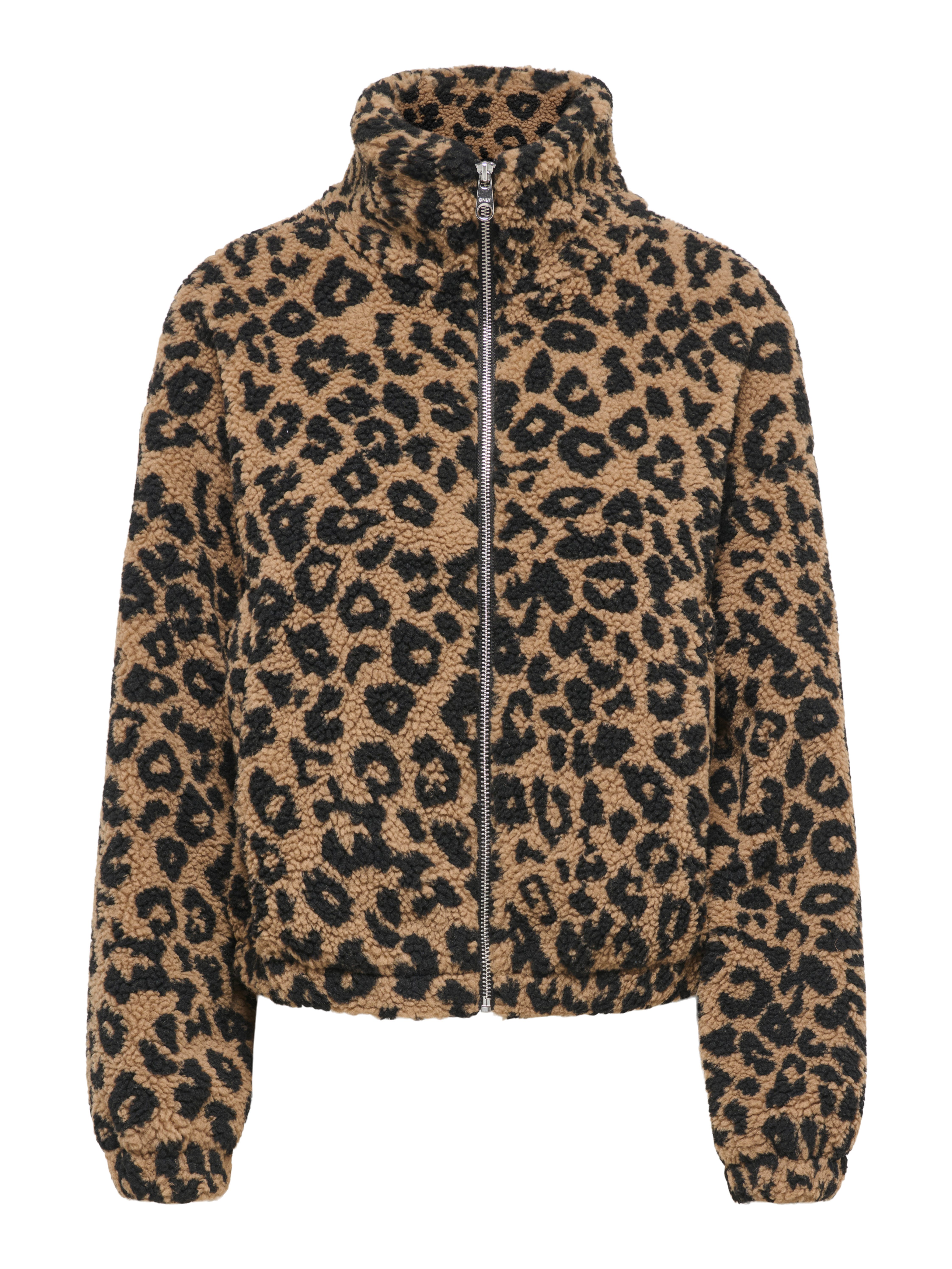 ONLY Plüschjacke ONLTHEA TEDDY AOP JACKET CC OTW Polyester