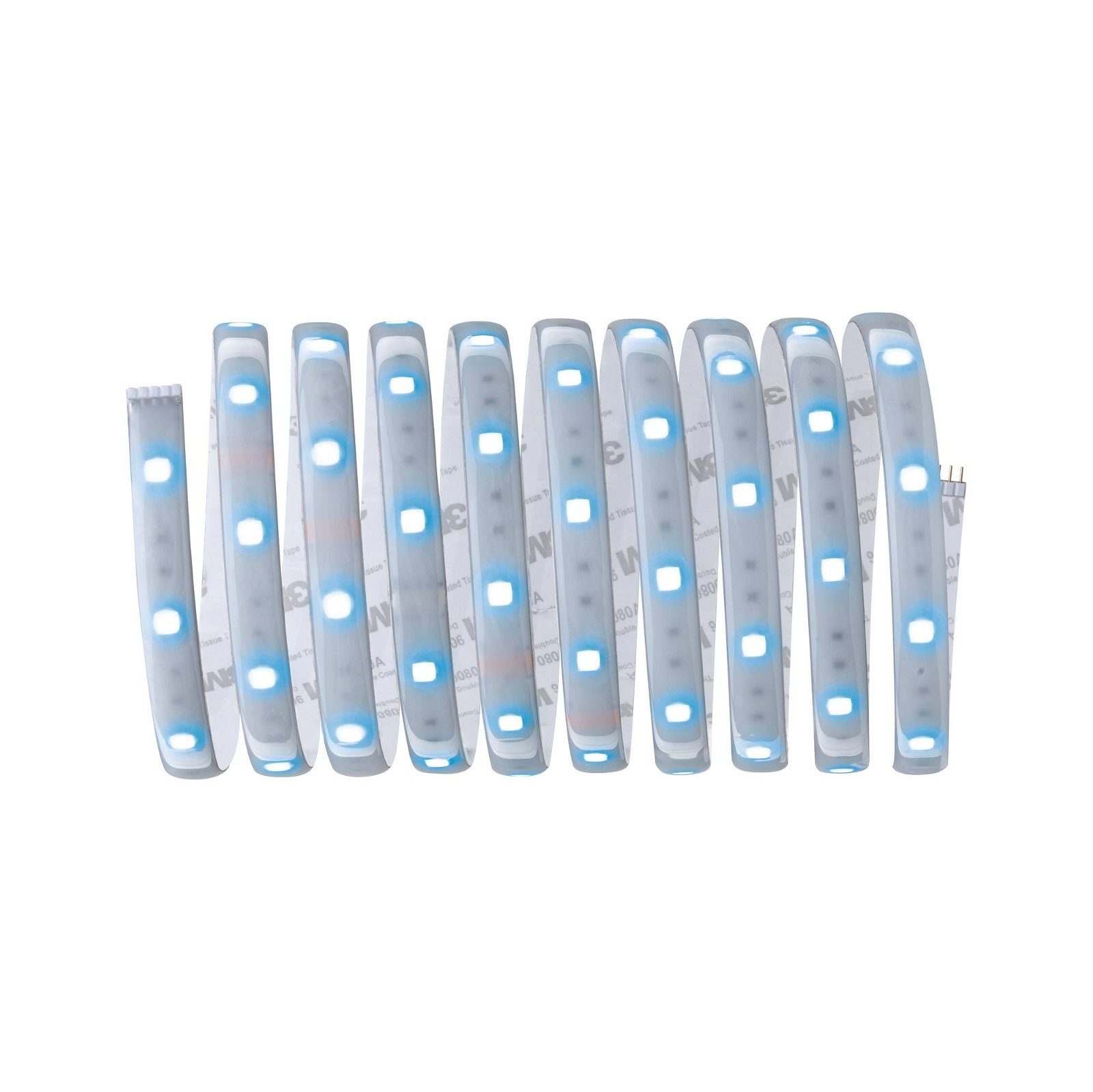 Paulmann LED-Streifen MaxLED 250 Basisset 3m 20W 230/24V 36VA Silber Kunststoff, 1-flammig, RGBW IP44 Cover 3000K
