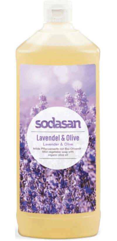 Sodasan Flüssigseife »SODASAN Flüssigseife Lavendel u. Olive 1 Liter«