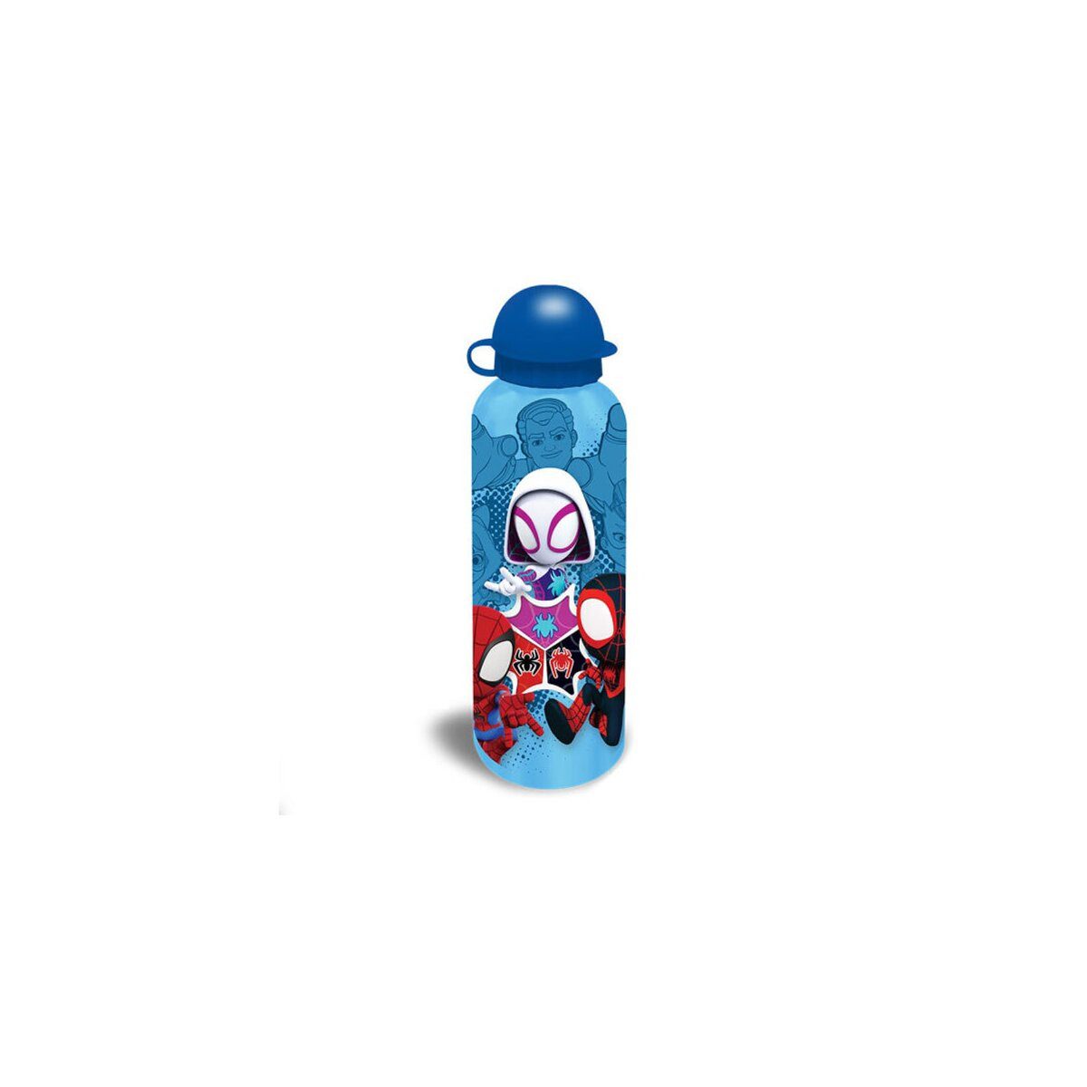 Spiderman Trinkflasche Spiderman Trinkflasche 500ml Tiny Hero Aluflasche Kids