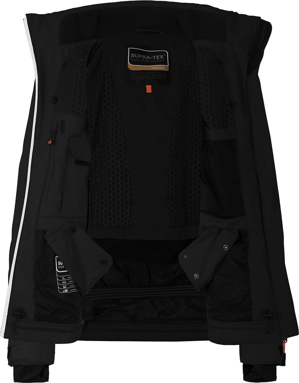 Bergson Skijacke NICE Damen Skijacke, wattiert, 20000 mm Wassersäule, Normalgrößen, schwarz