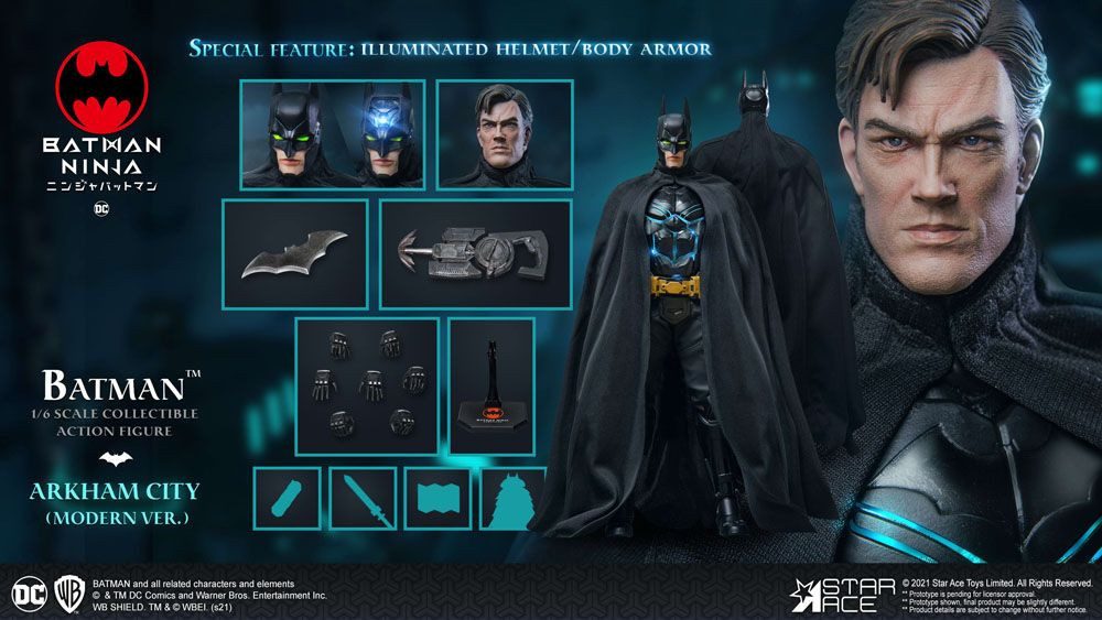 Star Ace Toys Actionfigur Batman Ninja My Favourite Movie 1/6 Modern Batman 30 cm Actionfigur De