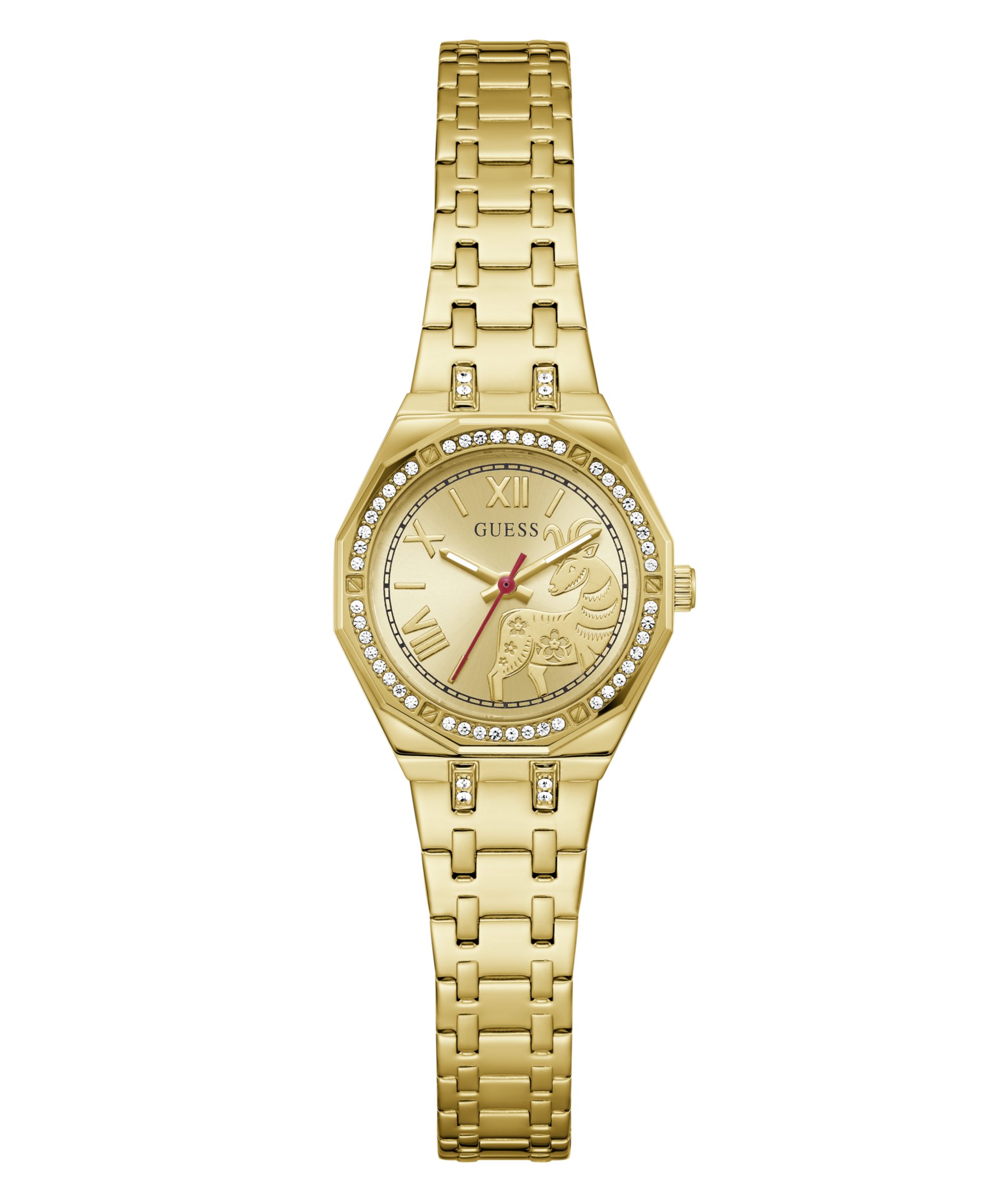 Guess Quarzuhr PIXIE GW1090L1, Armbanduhr, Damenuhr, Edelstahlarmband, analog