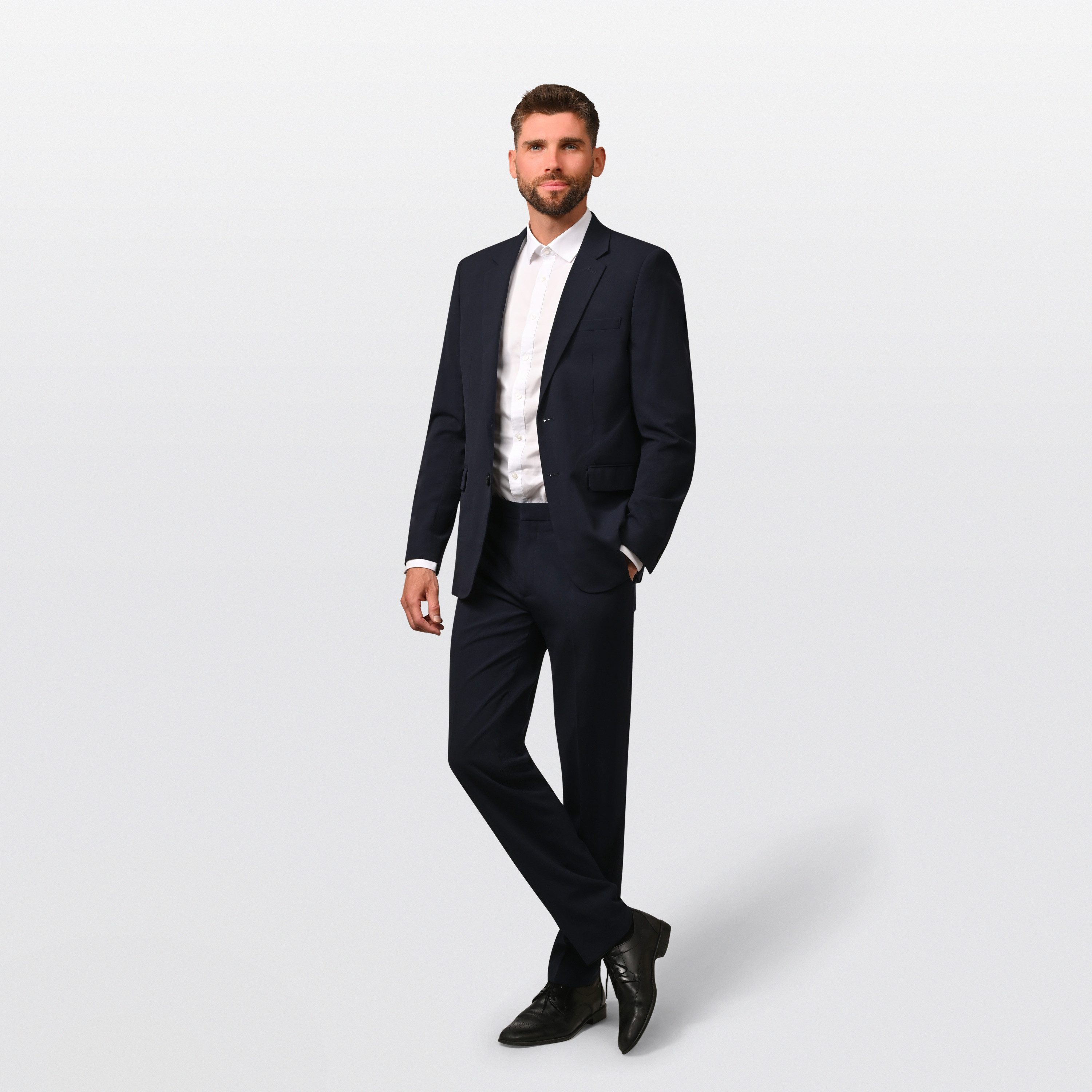 Hirschthal Anzug Herren Business Anzug Regular Fit (Anzughose & Sakko, 2-tl günstig online kaufen