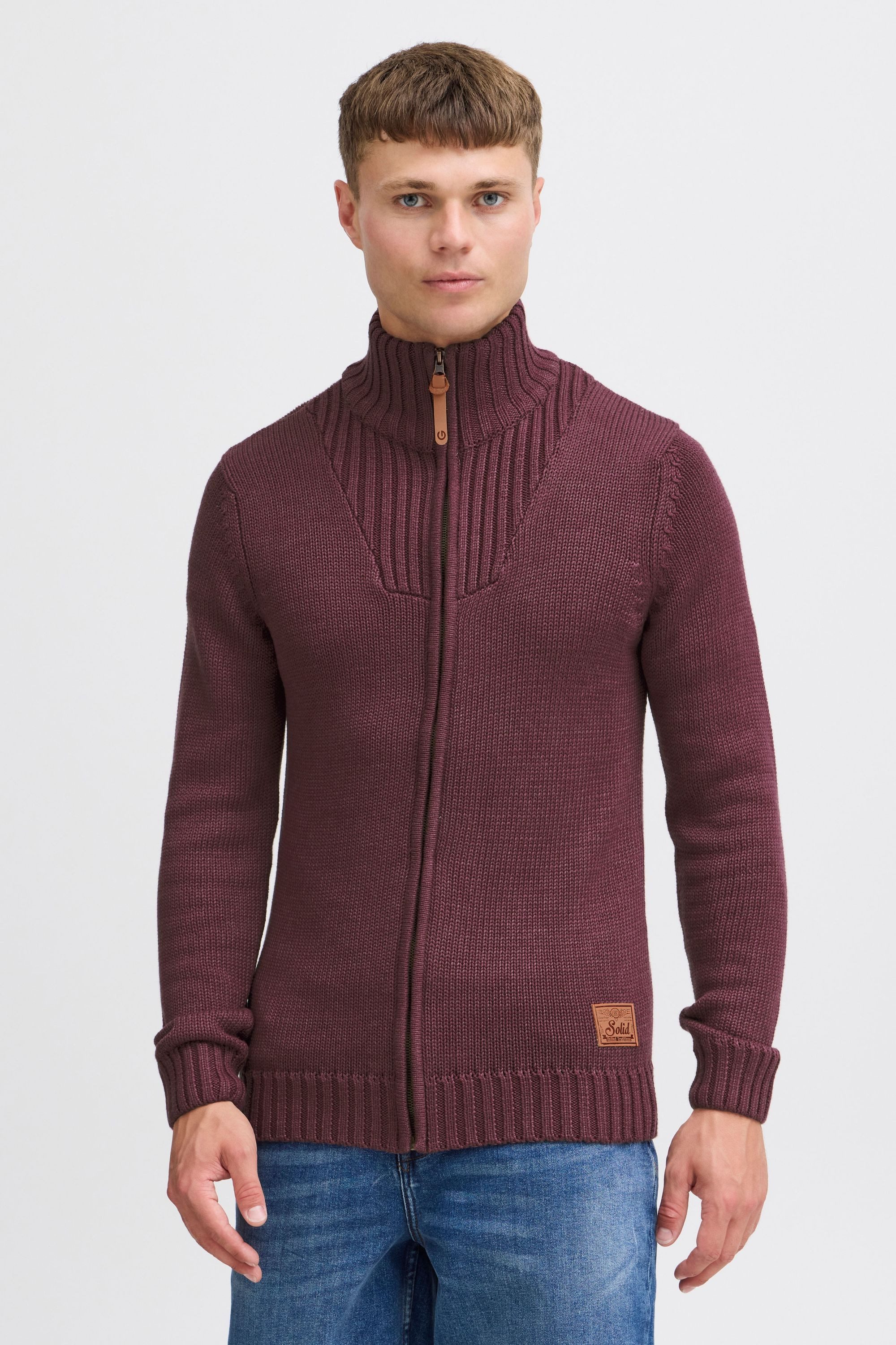 !Solid Strickjacke SDPoul Strickjacke mit Stehkragen günstig online kaufen