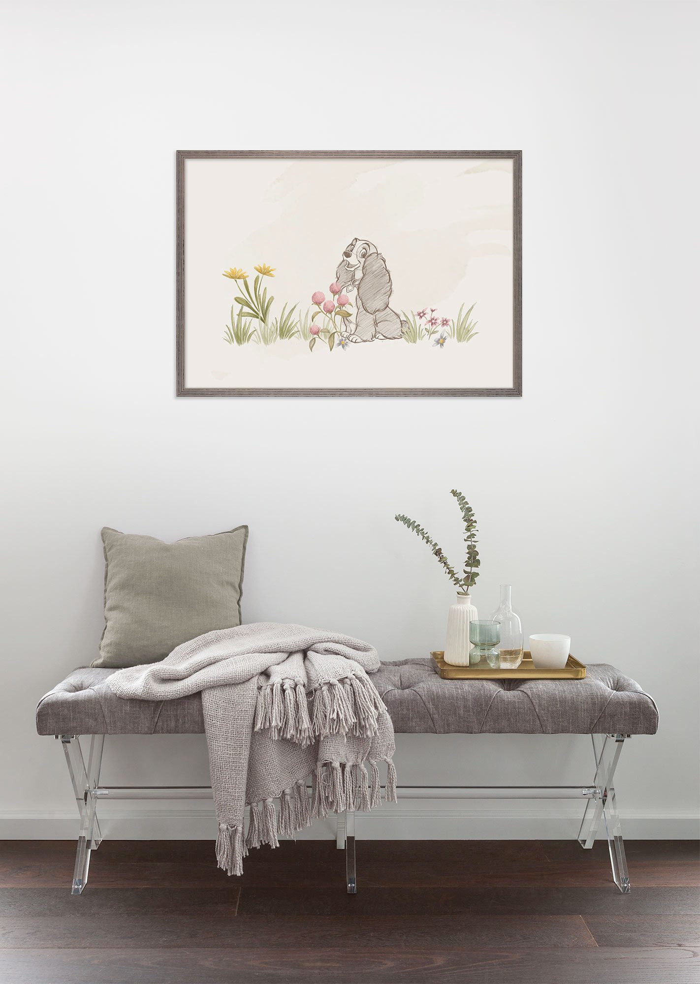 Komar Wandbild Like a Lady, Disney (Set, 1 St), 70 x 50 cm (Breite x Höhe) - Kinderzimmer, Dekoration