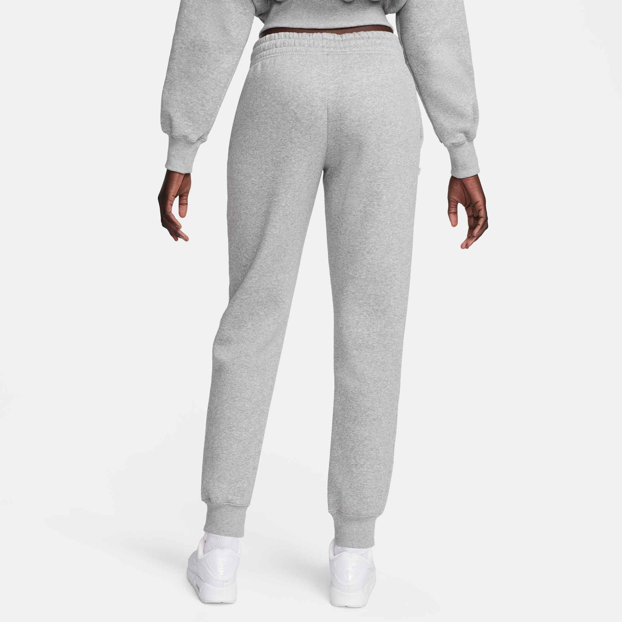 Nike Sportswear Sporthose W NSW PHNX FLC MR PANT STD aus angerautem Fleece, mit Kordelzug