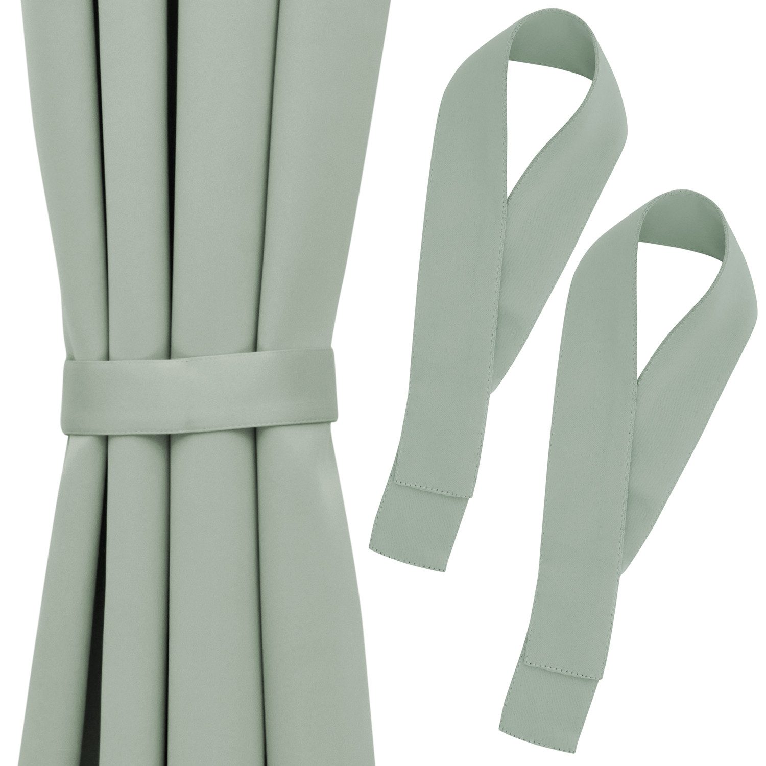 Blumtal Raffhalter Raffhalter für Vorhänge 2er-Set, Raffhalterung in 72x5 cm, Gardinen, Dekoschals, Gardinenschienen, Vorhänge, Schiebegardinen, für Stoffe und Vorhänge, einfache Befestigung und Dekoration