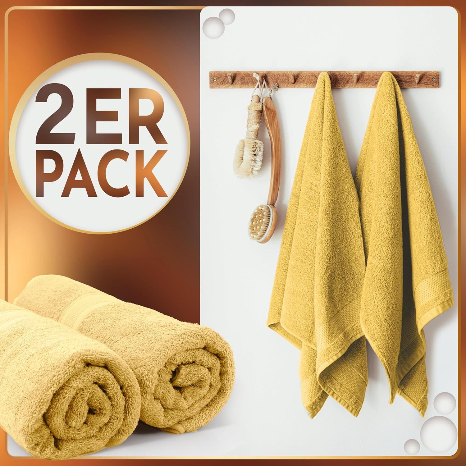 NatureMark Saunatuch Frottier Saunatücher 80x200cm, 100% günstig online kaufen