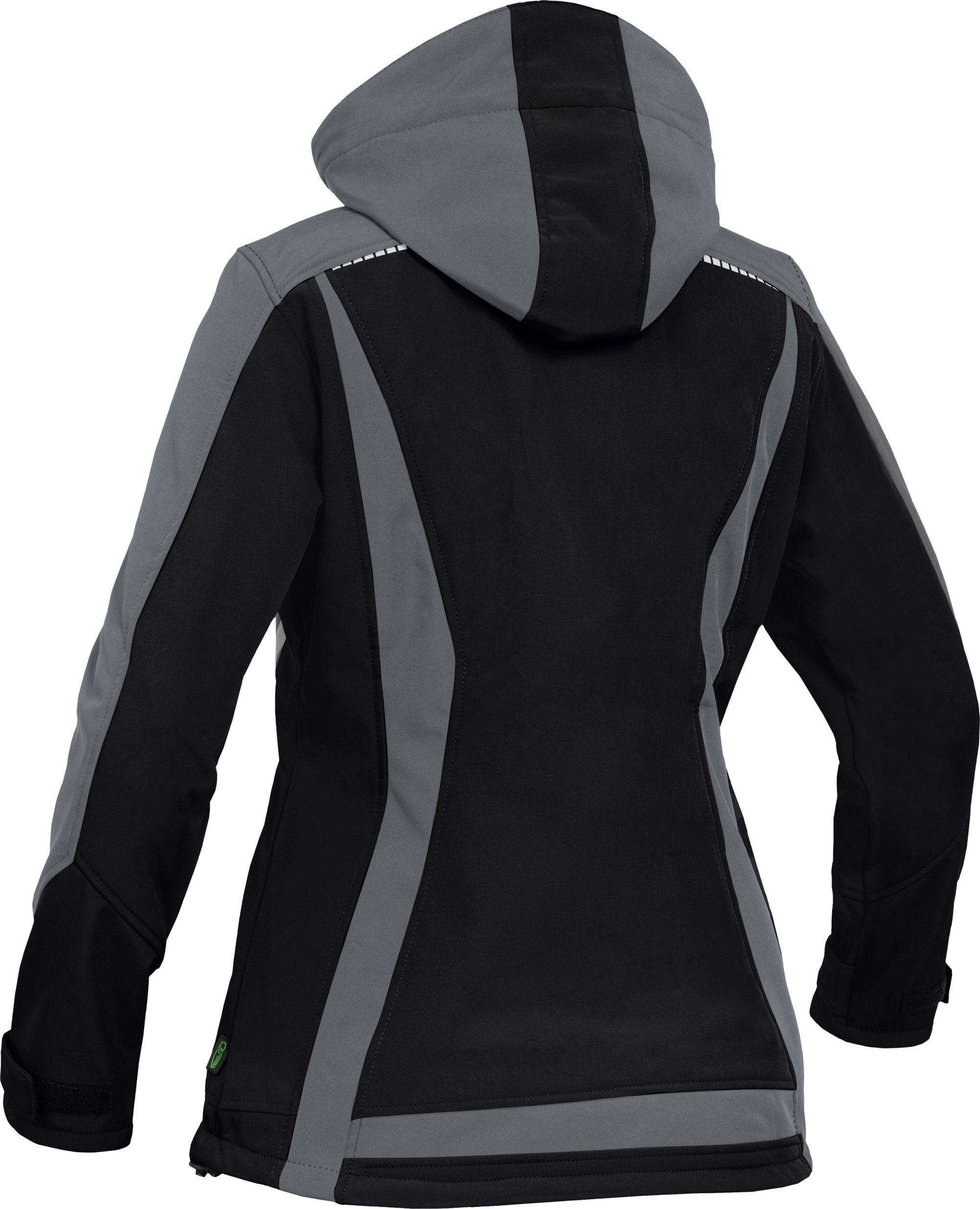 Softshelljacke schwarz/grau Softshelljacke Damen Leibwächter Flex-Line