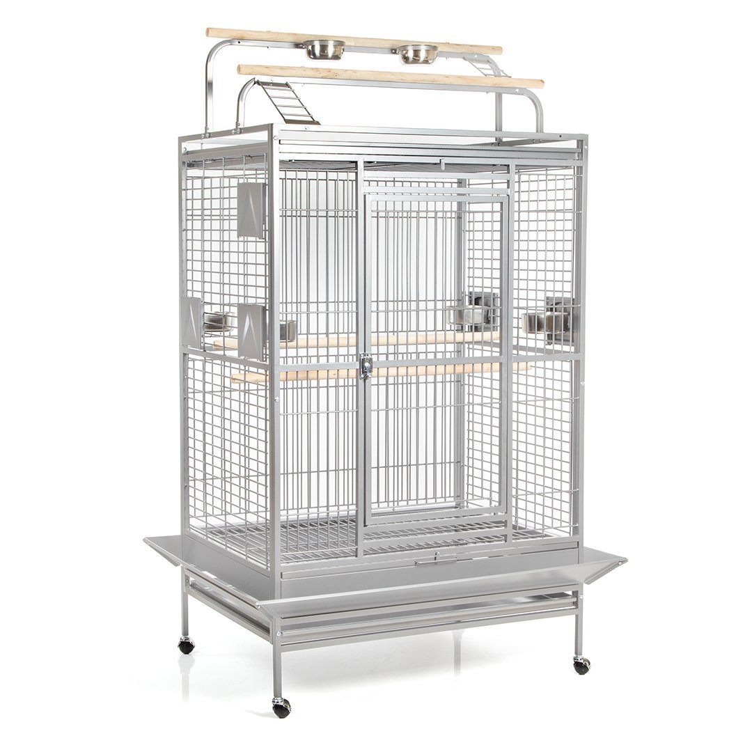 Montana Cages Vogelkäfig Castell Nova Play - Platinum, Spielplatz auf der V günstig online kaufen