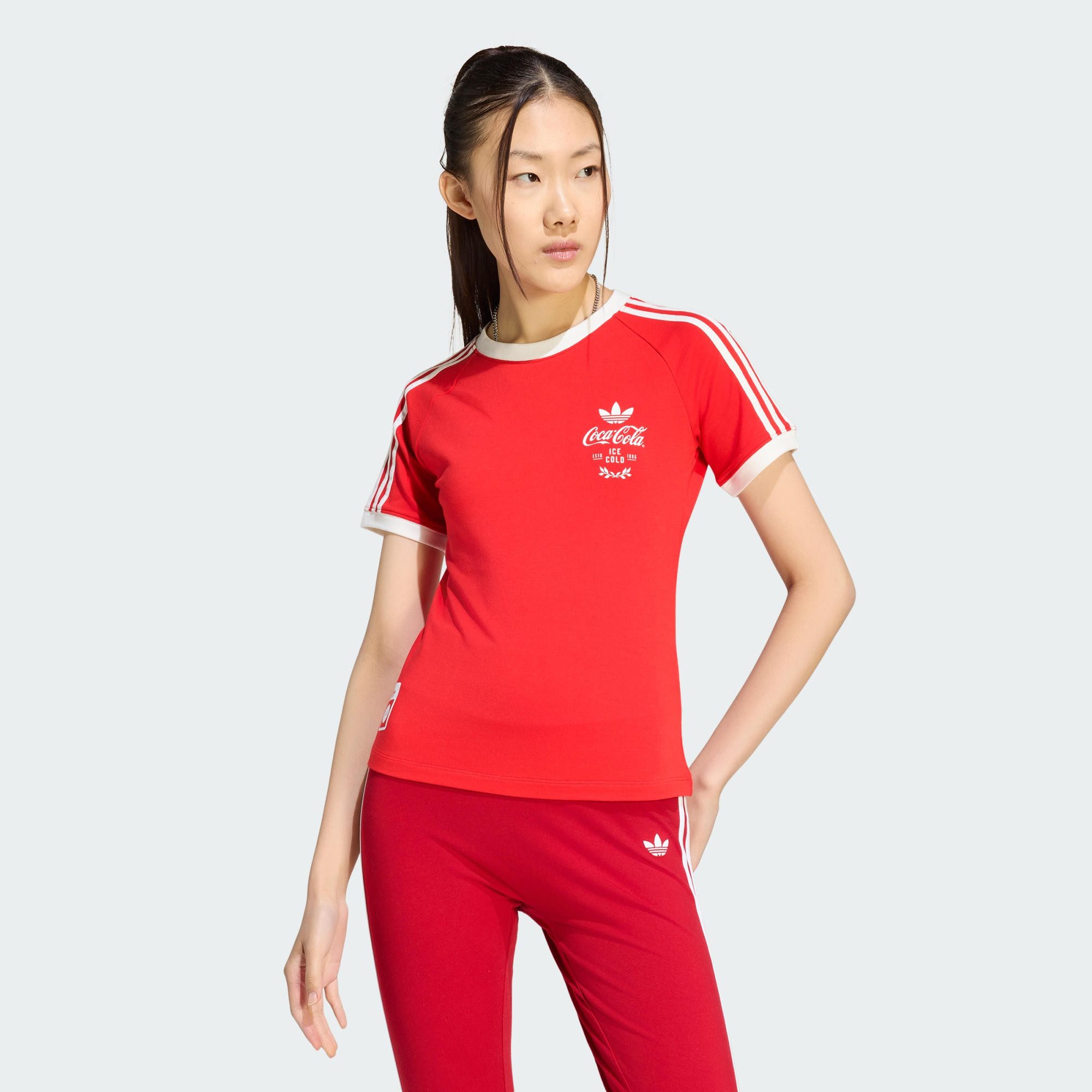 adidas Originals T-Shirt ADIDAS X COCA-COLA 3-STREIFEN T-SHIRT (1-tlg)