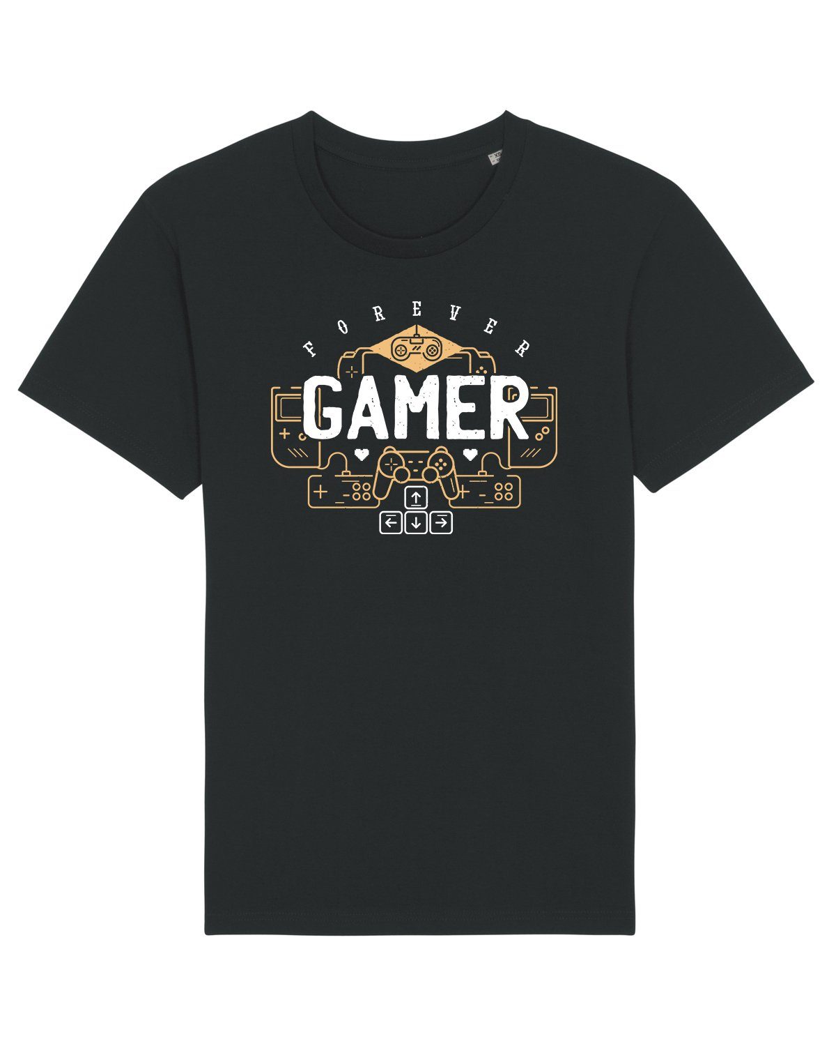 wat? Apparel Print-Shirt Forever Gamer (1-tlg) schwarz