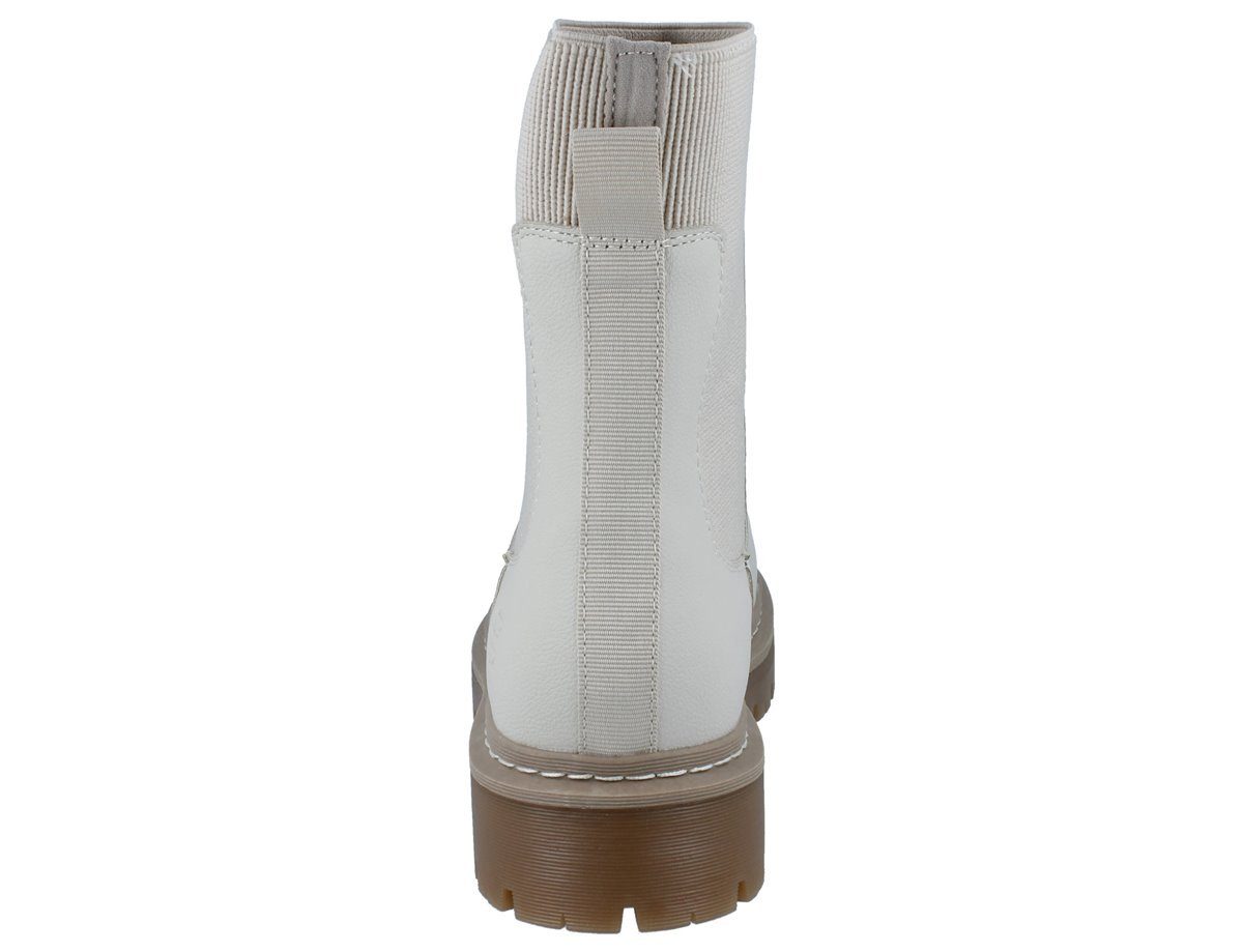 bugatti BAGATT Damen Stiefelette beige Lederimitat - Größe: 39 Stiefel