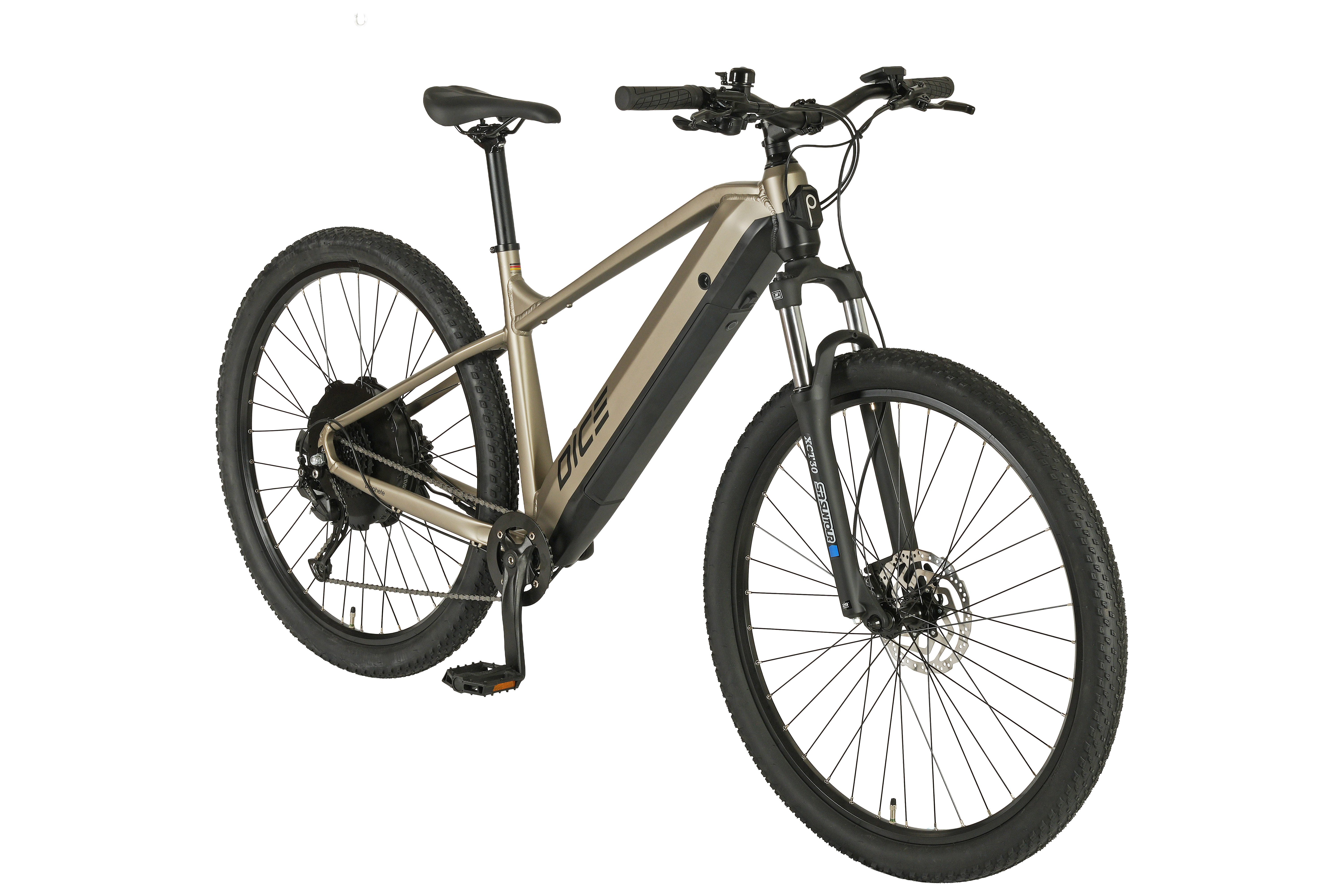 Prophete E-Bike Mountainbike Dice 2.8, 8 Gang Shimano Alivio Schaltwerk, Kettenschaltung, Heckmotor, 480 Wh