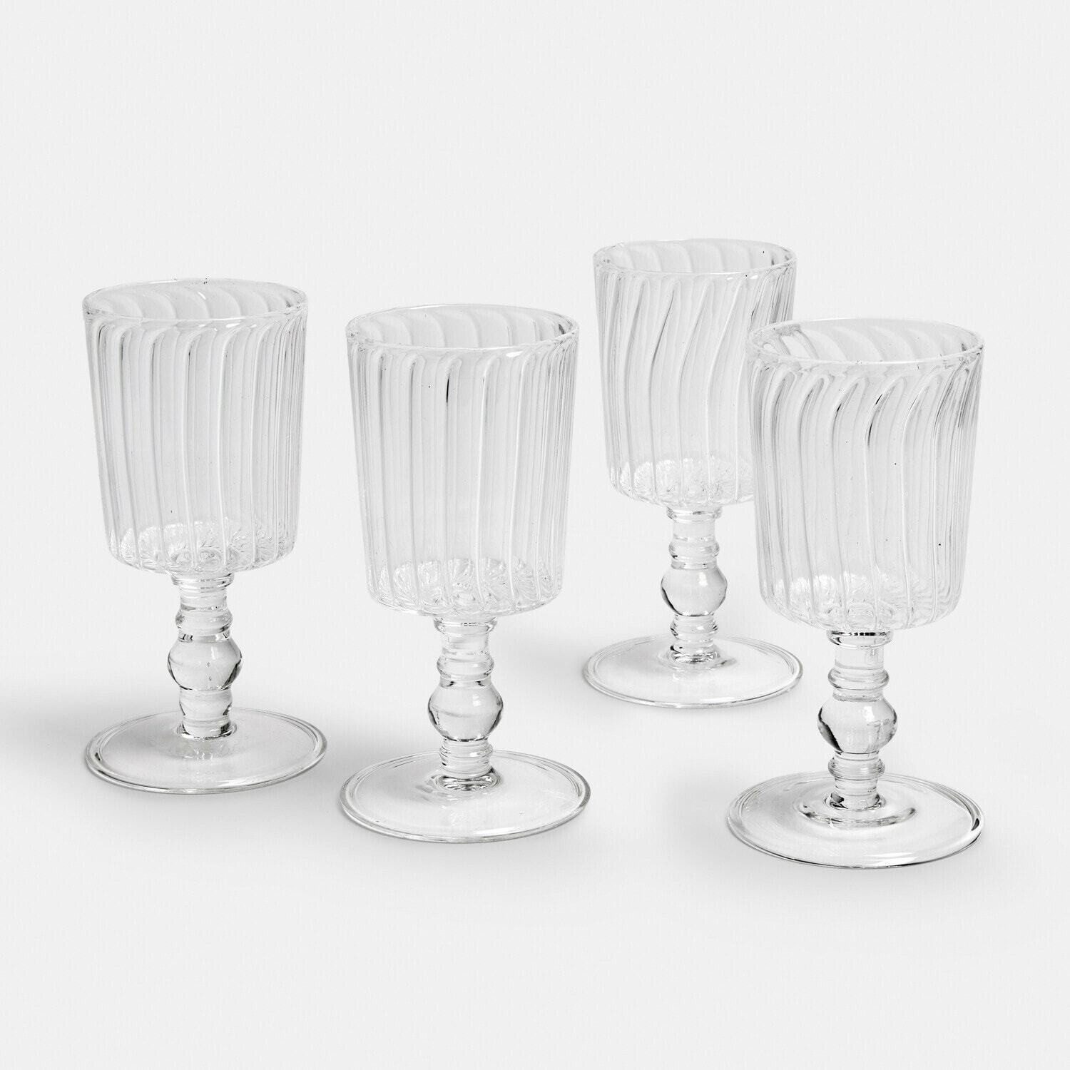 Mirabeau Glas Glas 4er Set Lianzo klar, Glas