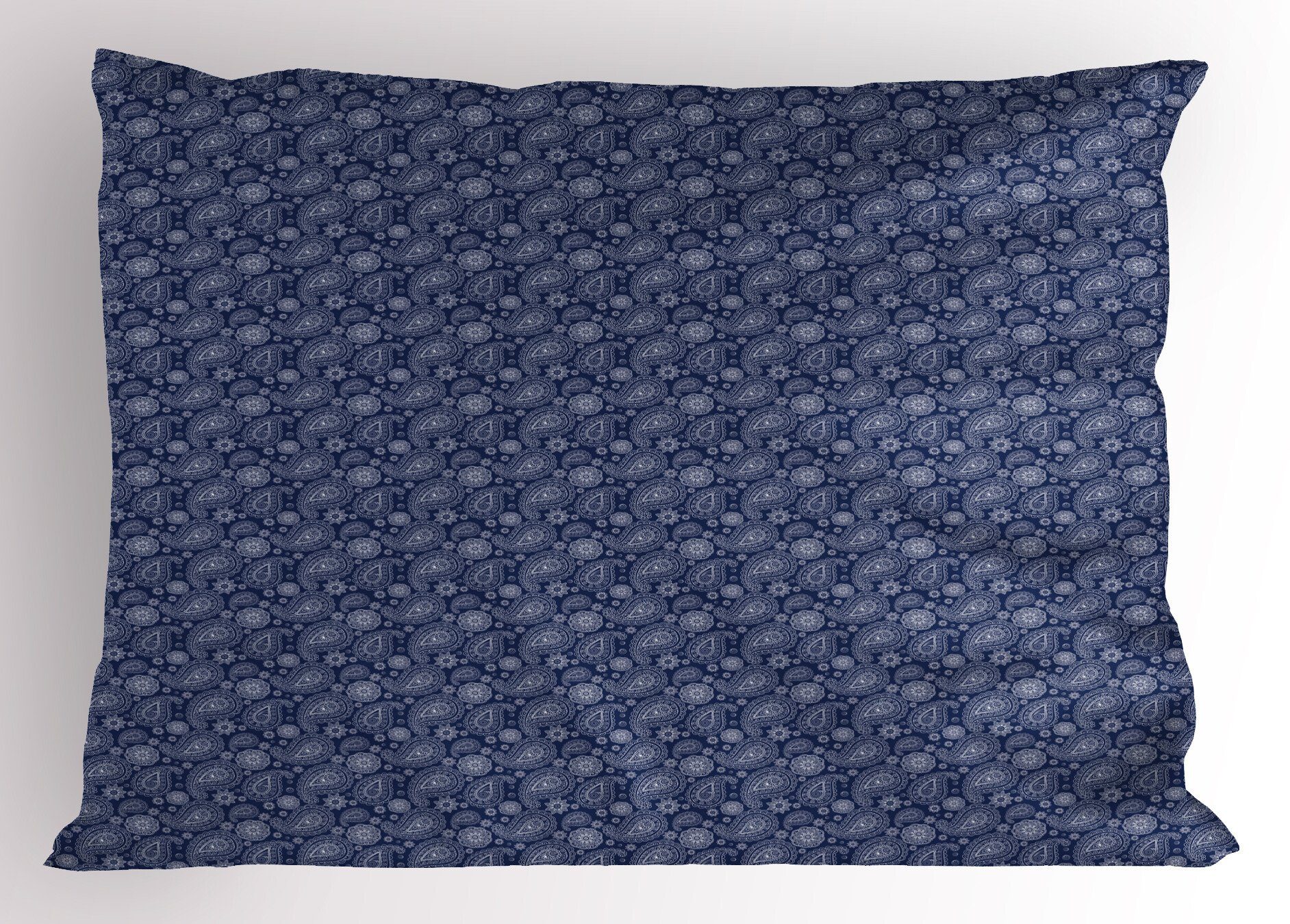 Paisley Stück), Sketch Size (1 Kissenbezüge Stil Dekorativer blau Standard Gedruckter Motive Abakuhaus Kopfkissenbezug,