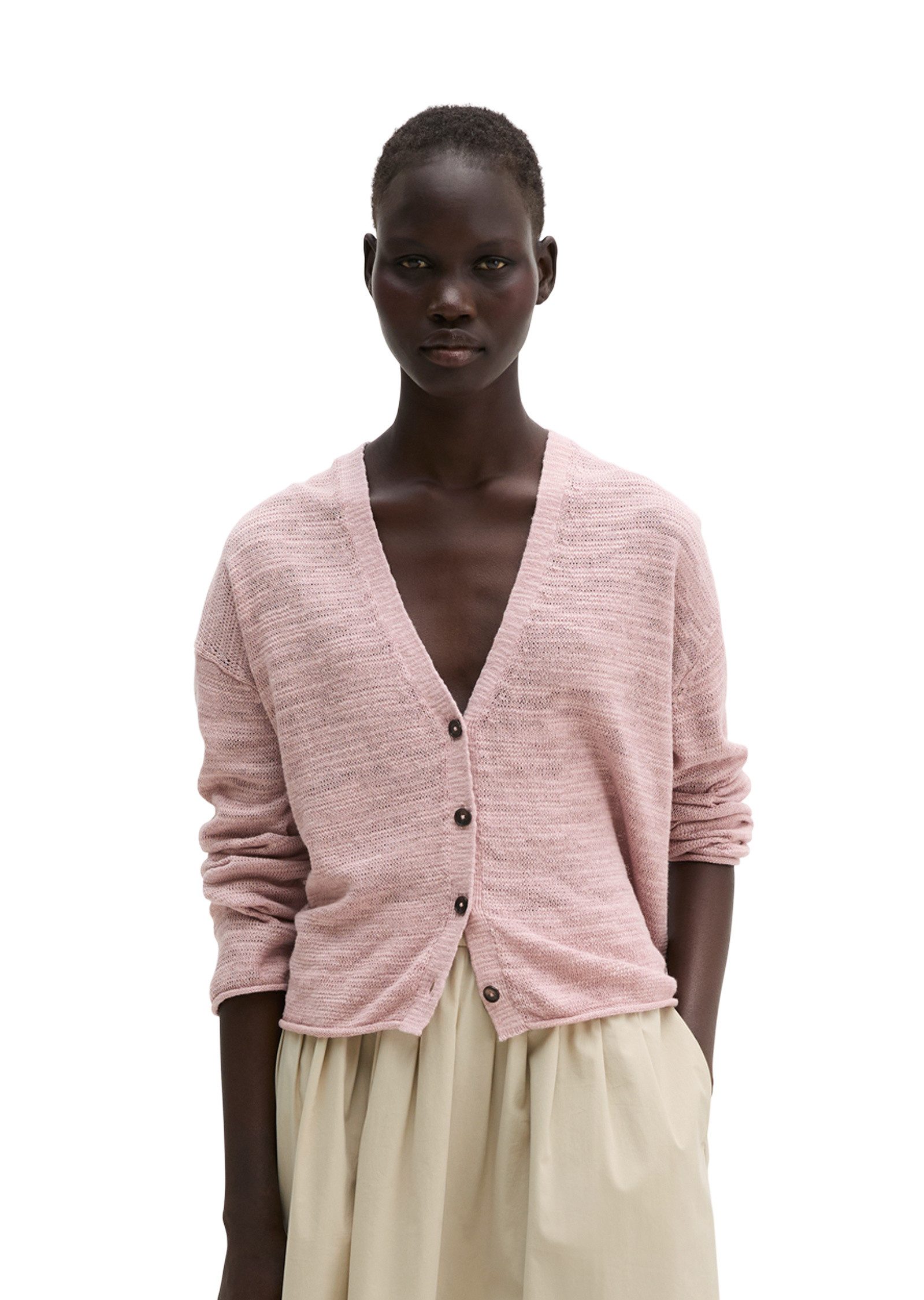 Marc O'Polo Cardigan aus Leinen-Baumwolle-Mix