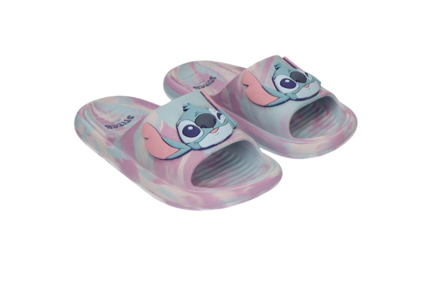 Lilo & Stitch Lilo & Stitch Badeschuhe, Hellblau, Badeschlappen, super soft leicht Badeschuh