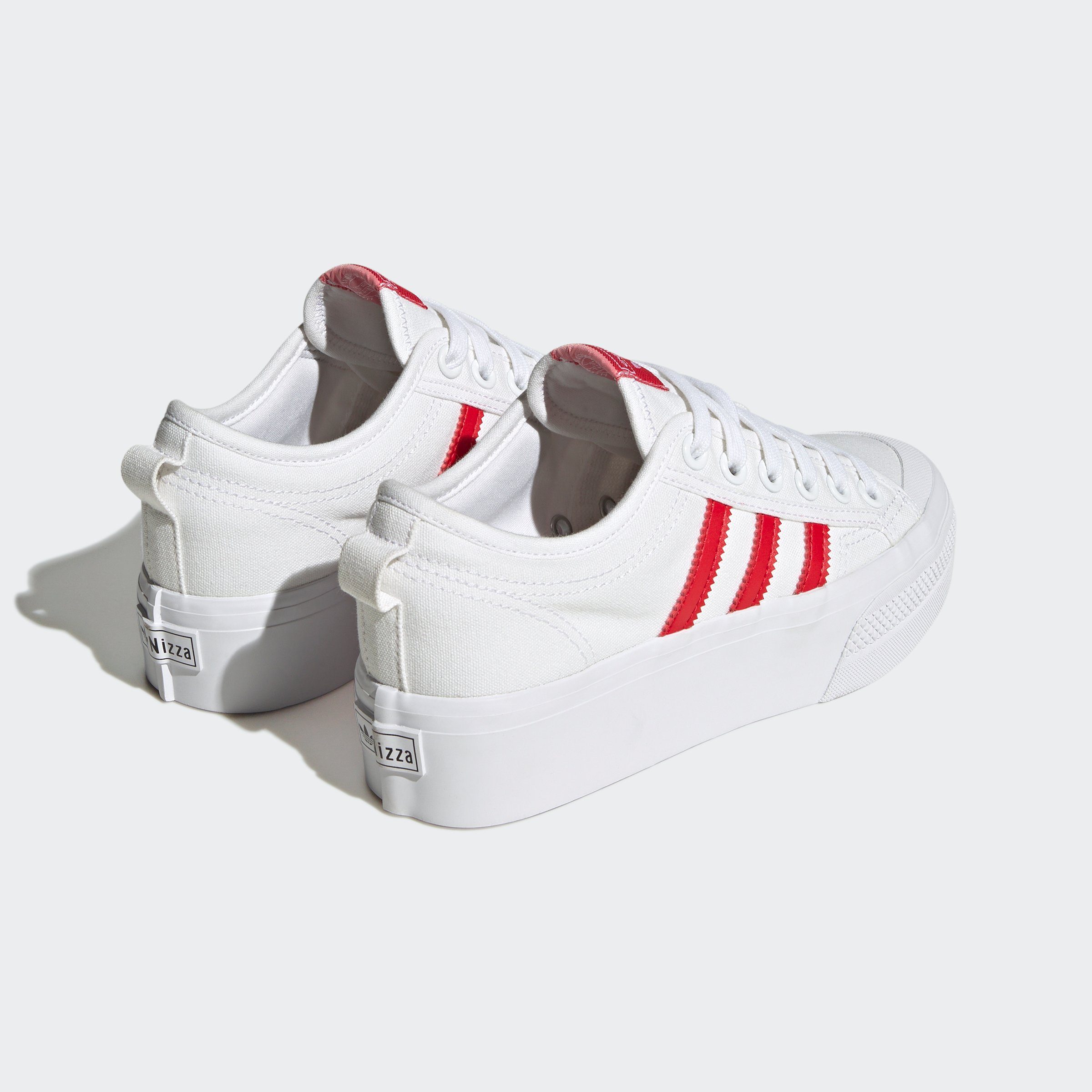 Sneaker Black Cloud / adidas NIZZA / Core Better White Originals Scarlet PLATFORM