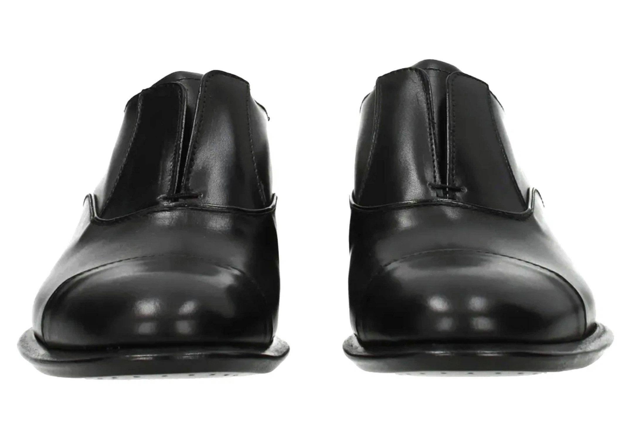 ALEXANDER MCQUEEN Herren Schuhe Kalbsleder Loafers Made in Italy Slipper Doppelseitige Stretch-Einsätze für einfaches An-Ausziehen