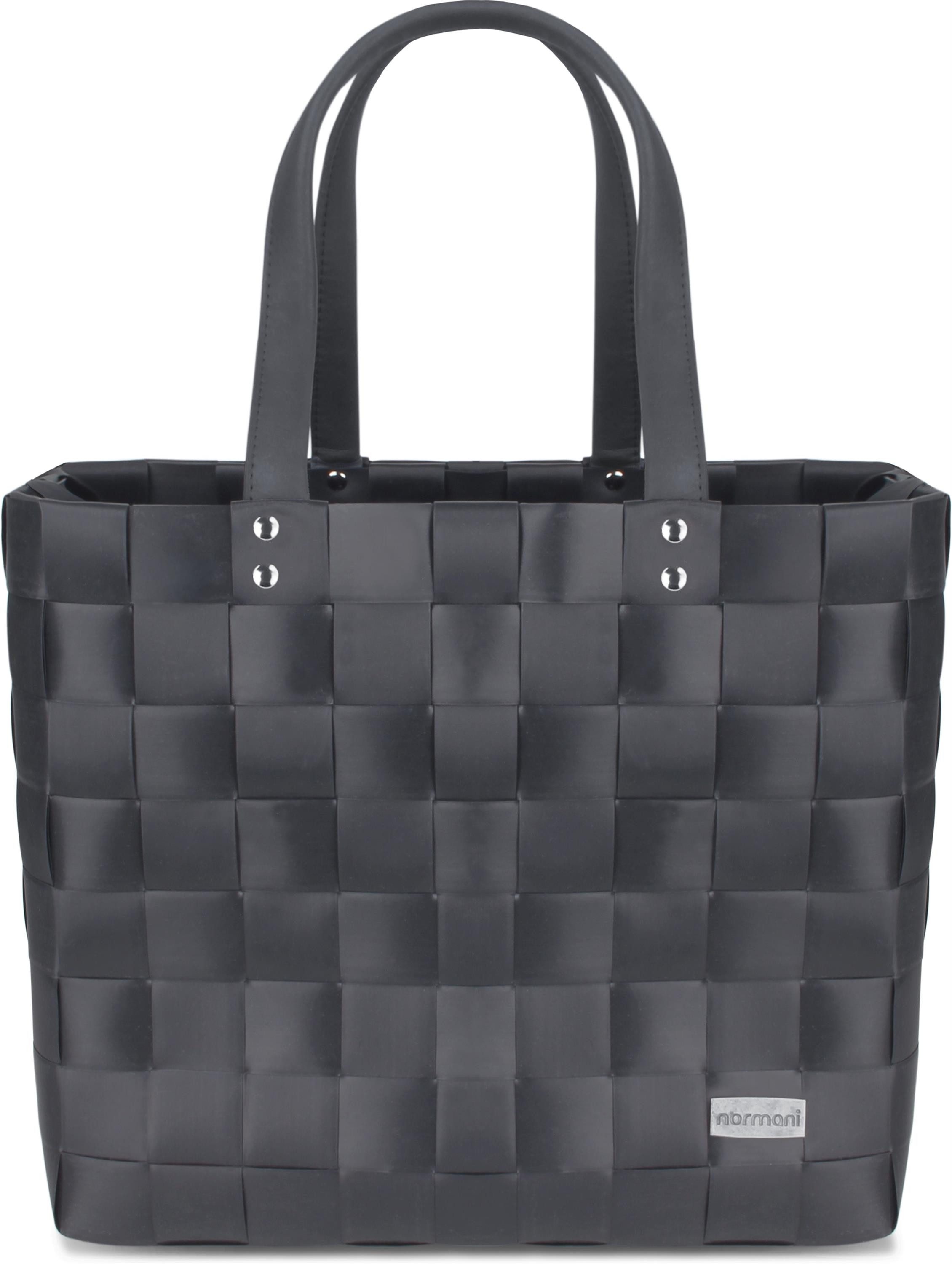 normani Einkaufskorb Einkaufskorb mit PU-Henkeln, 20 l, pflegeleichtes Mate günstig online kaufen