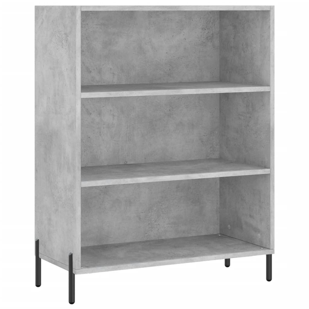 vidaXL Standregal Regalschrank Betongrau 69,5x32,5x90 cm günstig online kaufen