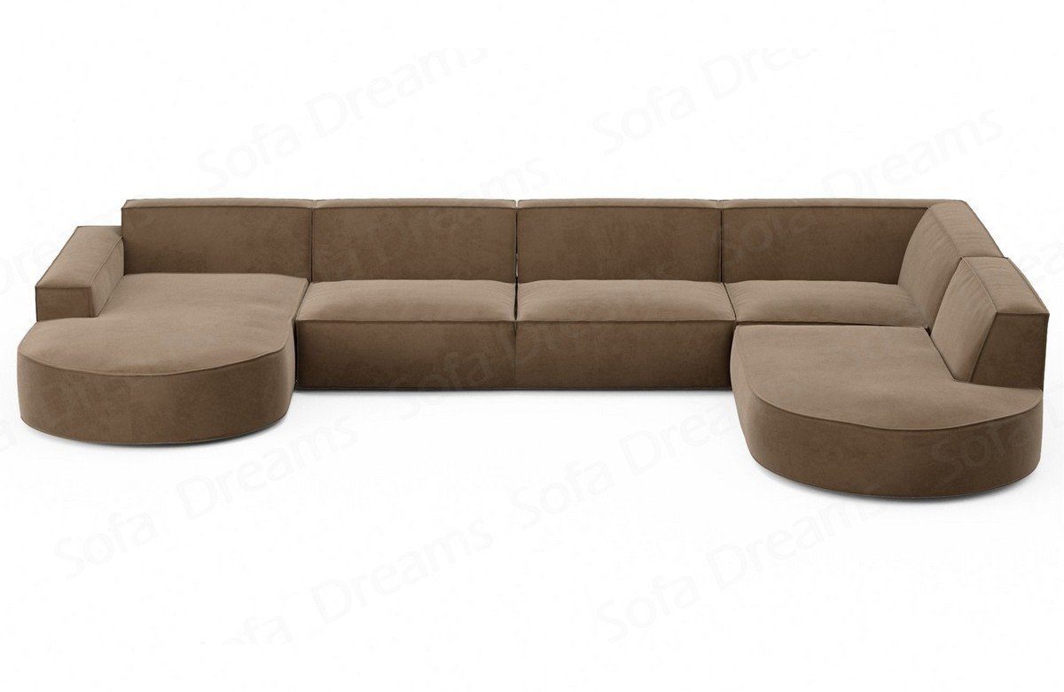 Sofa Dreams Wohnlandschaft Designer Stoff Sofa günstig online kaufen
