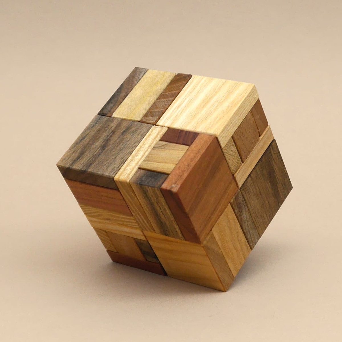 ROMBOL Denkspiele Spiel TWO U - schwieriges Interlocking-Puzzle, Knobelspiel, Denkspiel