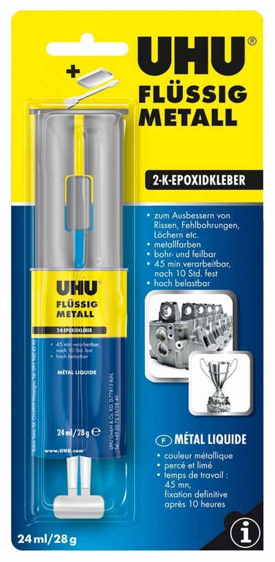UHU Montagekleber UHU Flüssigmetall Doppelkammerspritze 28 g