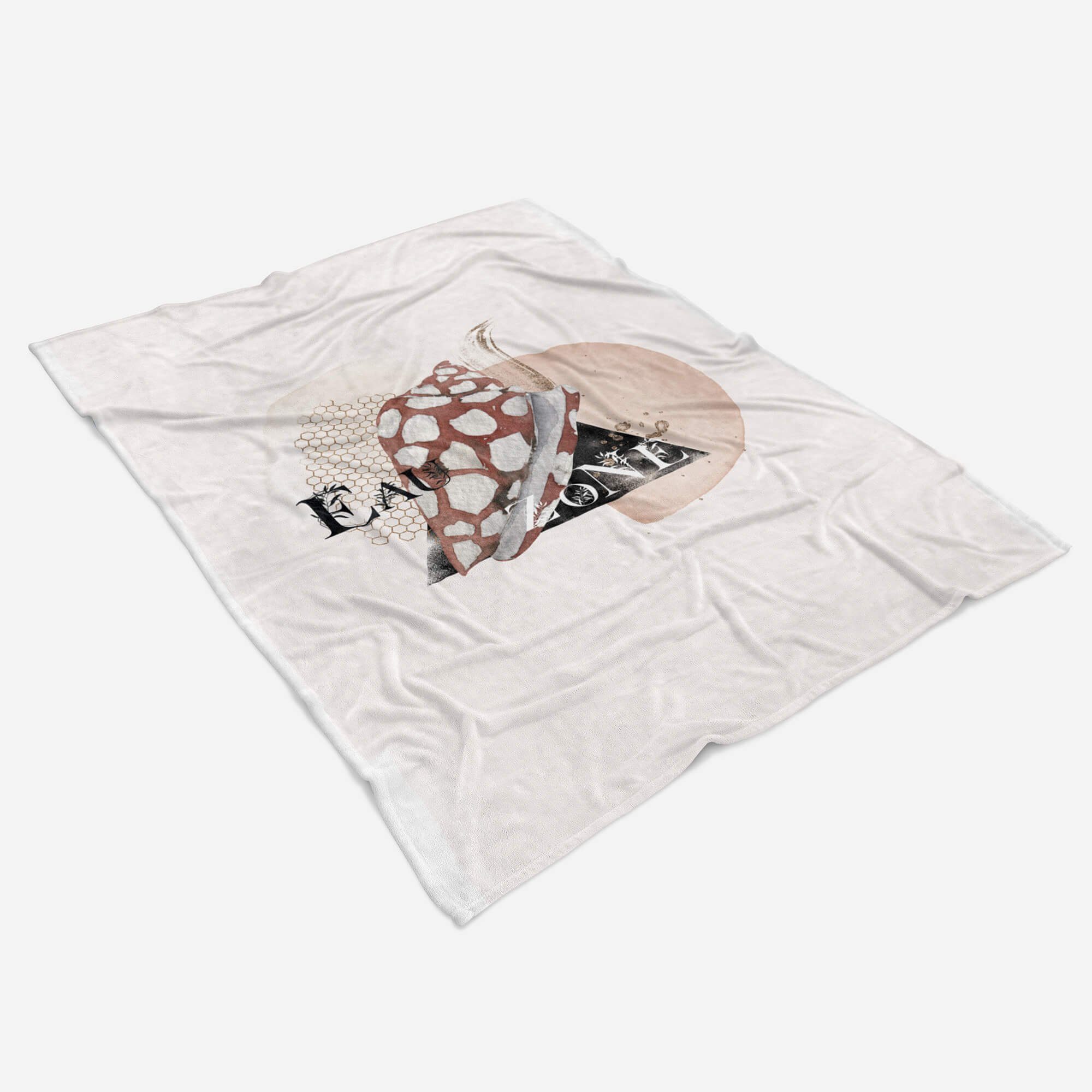 Ozean Handtuch Baumwolle-Polyester-Mix Saunatuch Unterwasser Kuscheldecke Handtuch Art Sinus Handtücher Mo, Muschel Strandhandtuch Kunstvoll (1-St),