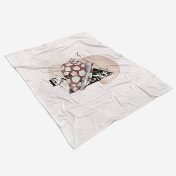Sinus Art Handtücher Handtuch Strandhandtuch Saunatuch Kuscheldecke Kunstvoll Ozean Muschel Unterwasser Mo, Baumwolle-Polyester-Mix (1-St), Handtuch