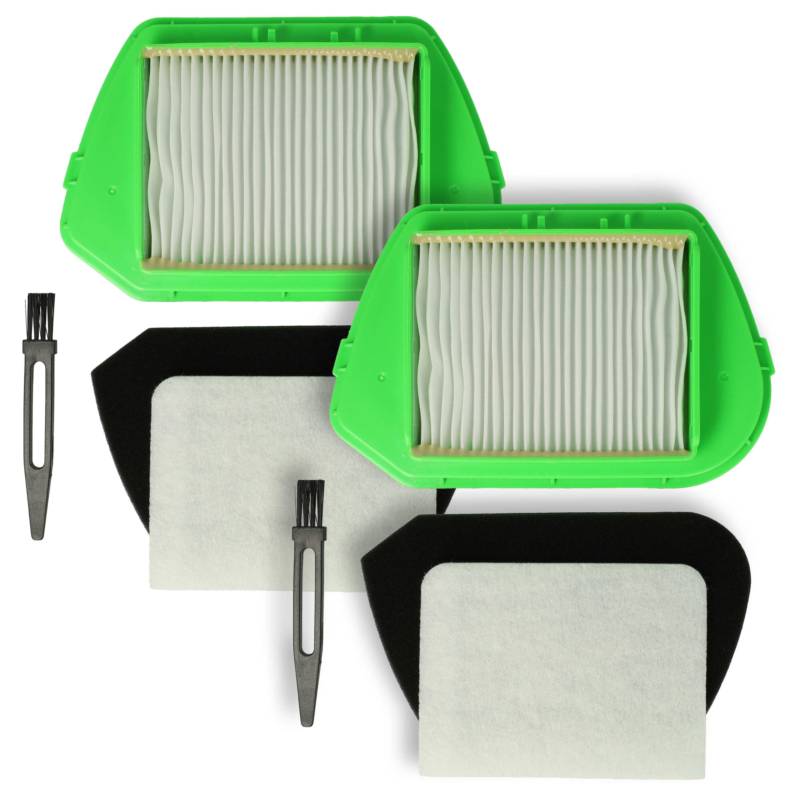 vhbw Filter-Set passend für Tefal TW539688/4Q0, TW5376HO/4Q0, TW535388/4Q0, Zubehör für Tefal TW539688/4Q0 TW5376HO/4Q0 TW535388/4Q0