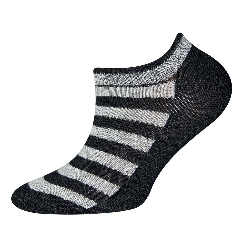 Ewers Sneakersocken Sneaker Socken Fussball/Ringel (6-Paar)